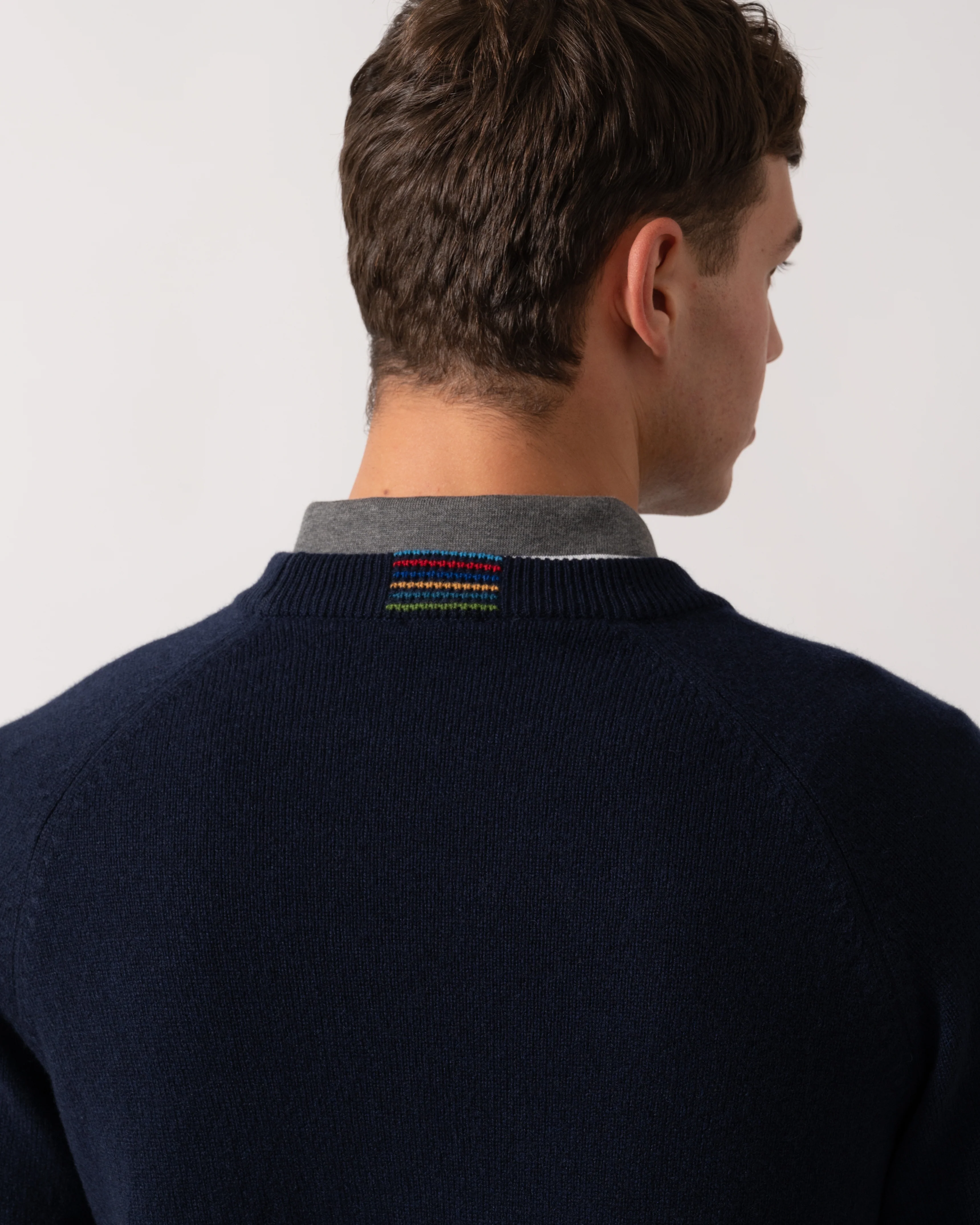 PS Paul Smith Mens Crew Neck Sweater - 49 Very Dark Navy - Image 5