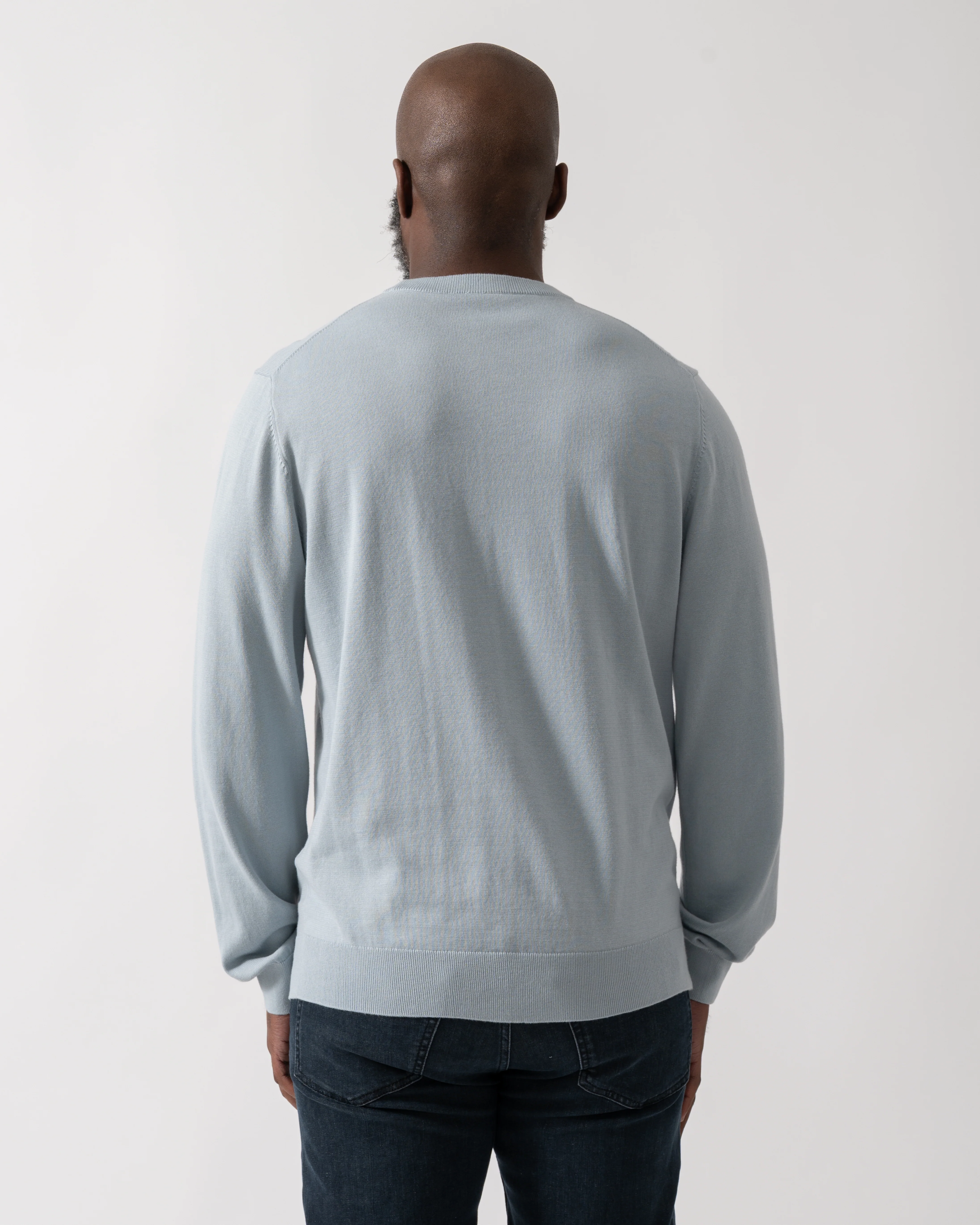 PS Paul Smith Mens Crew Neck Zebra Badge Jumper - 40 Light Blue - Image 4