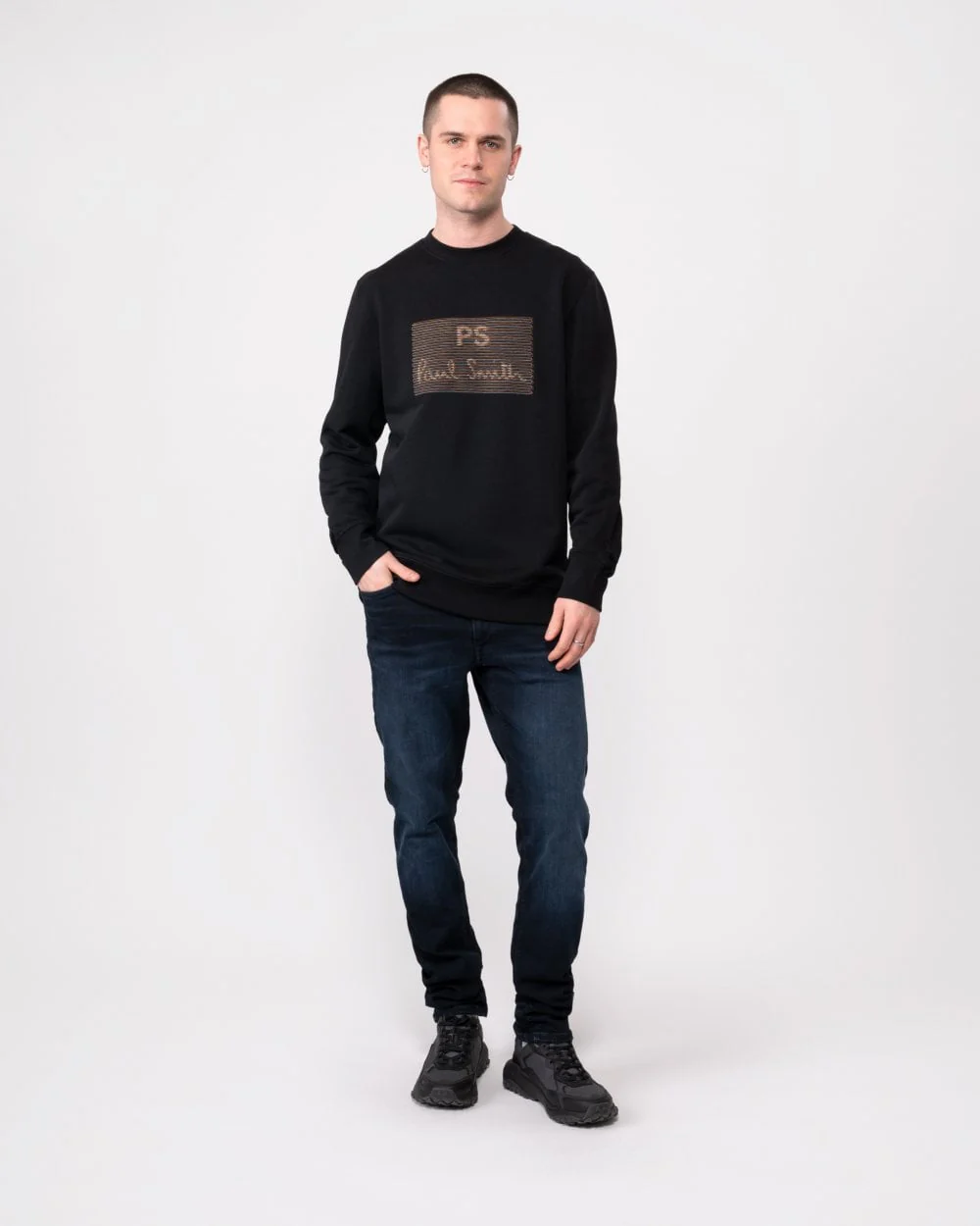 PS Paul Smith Mens Embroidered Logo Sweatshirt - Image 3