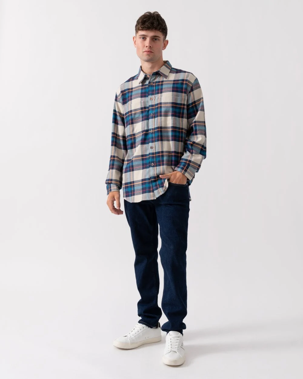 PS Paul Smith Mens Long Sleeve Casual Fit Check Shirt - Image 3