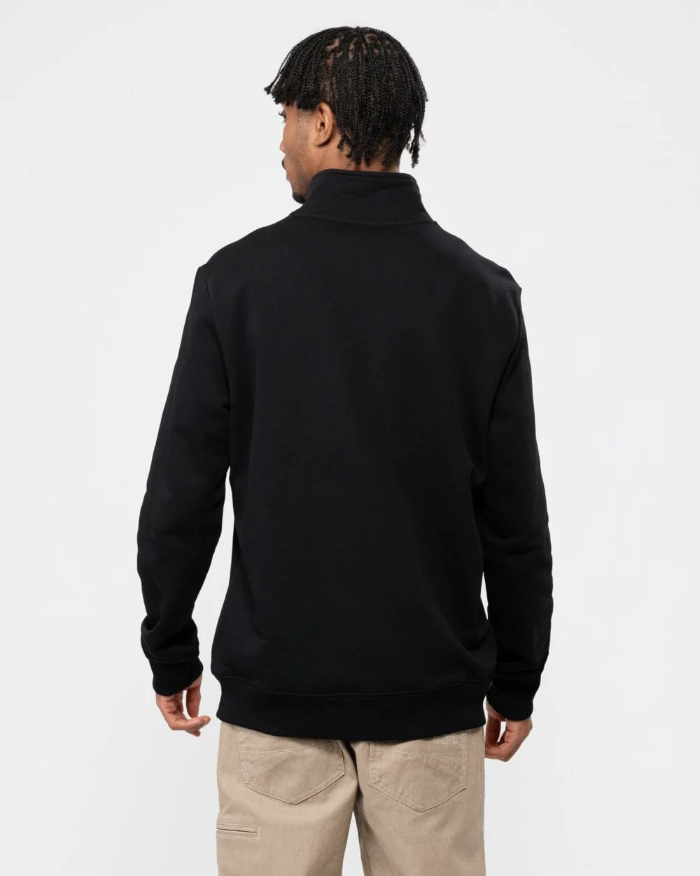 PS Paul Smith Mens Long Sleeve Regular Fit Half Zip Zebra Logo Sweatshirt - 79 Black - Image 4