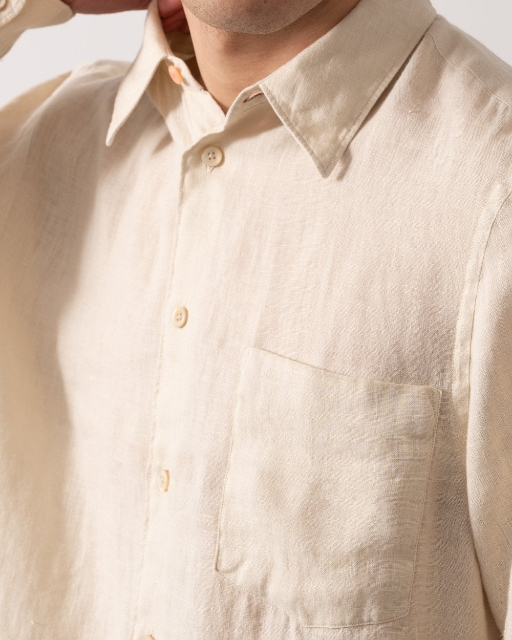 PS Paul Smith Mens Long Sleeve Tailored Fit T-Shirt - 60 Light Beige - Image 2