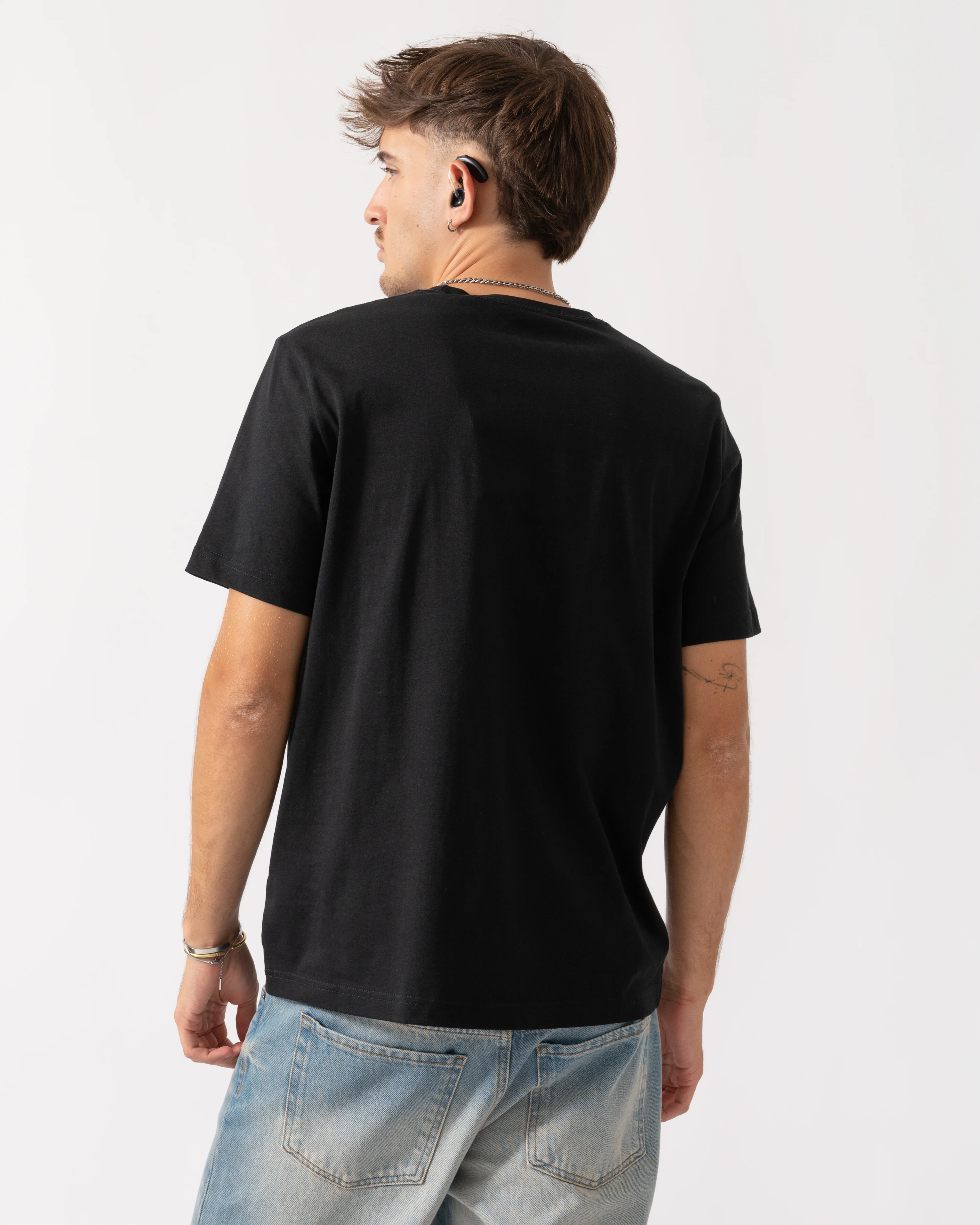 PS Paul Smith Mens Reg Fit Small Zebra Logo T-Shirt - 79 Black - Image 4