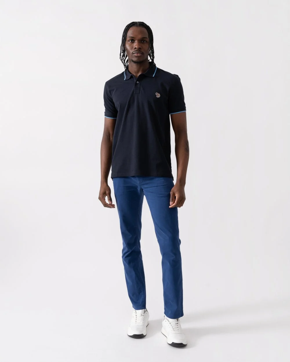 PS Paul Smith Mens Reg Fit Zebra Badge Polo M2R-151LZ-L21580 - Image 3