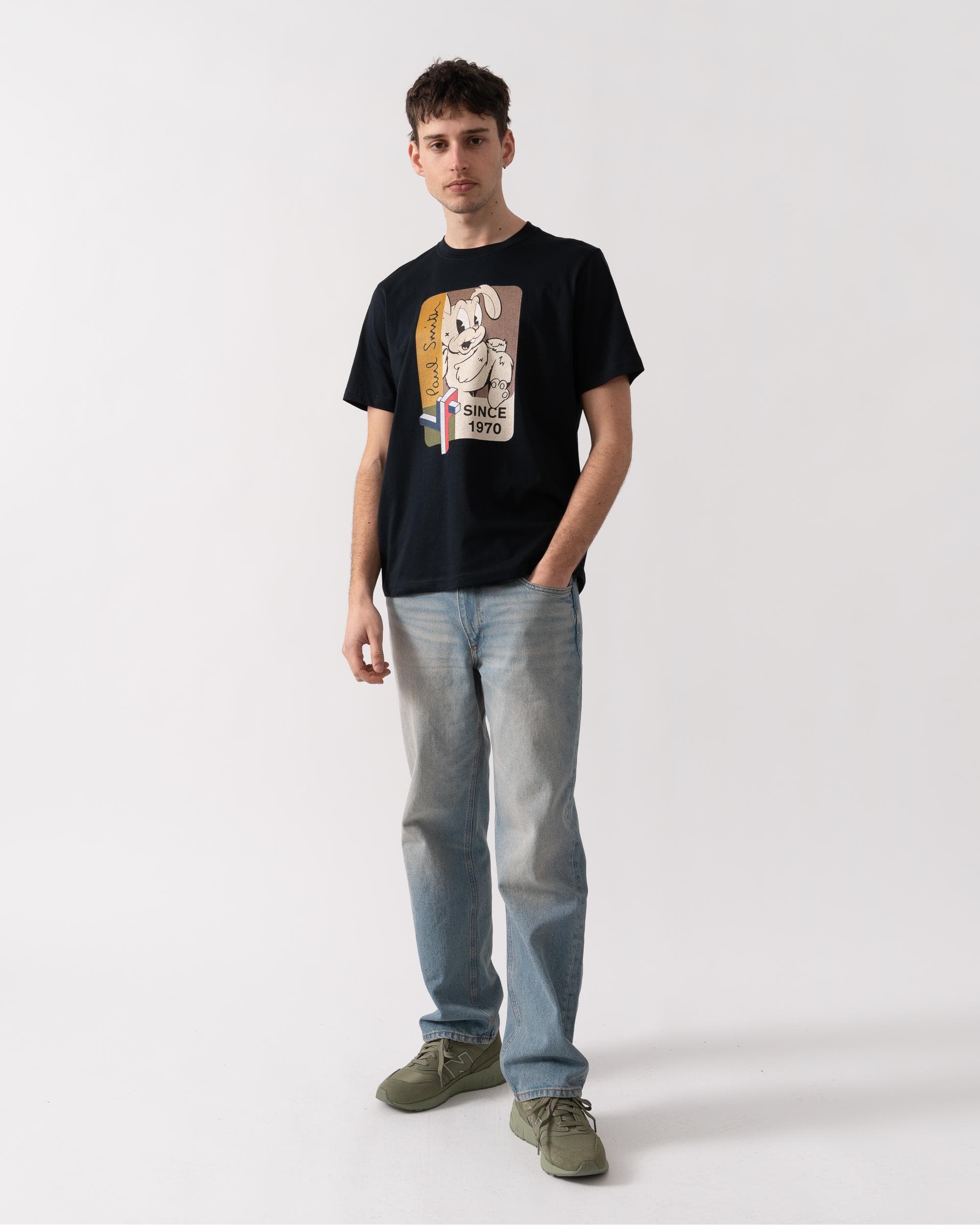 PS Paul Smith Mens Regular Fit 1970 Bunny T-Shirt - Image 3
