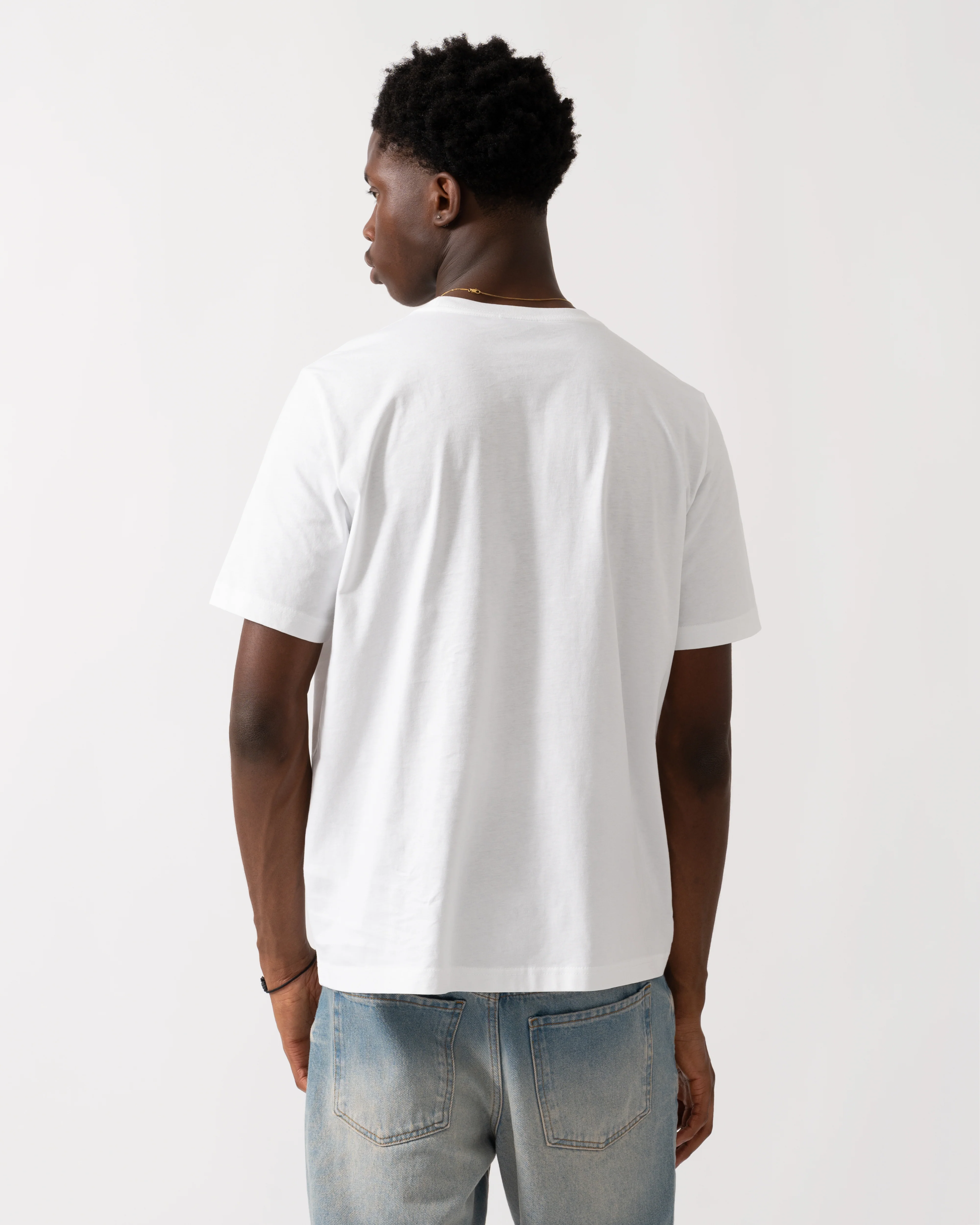 PS Paul Smith Mens Regular Fit Cactus Graphic T-Shirt - 01 White - Image 4