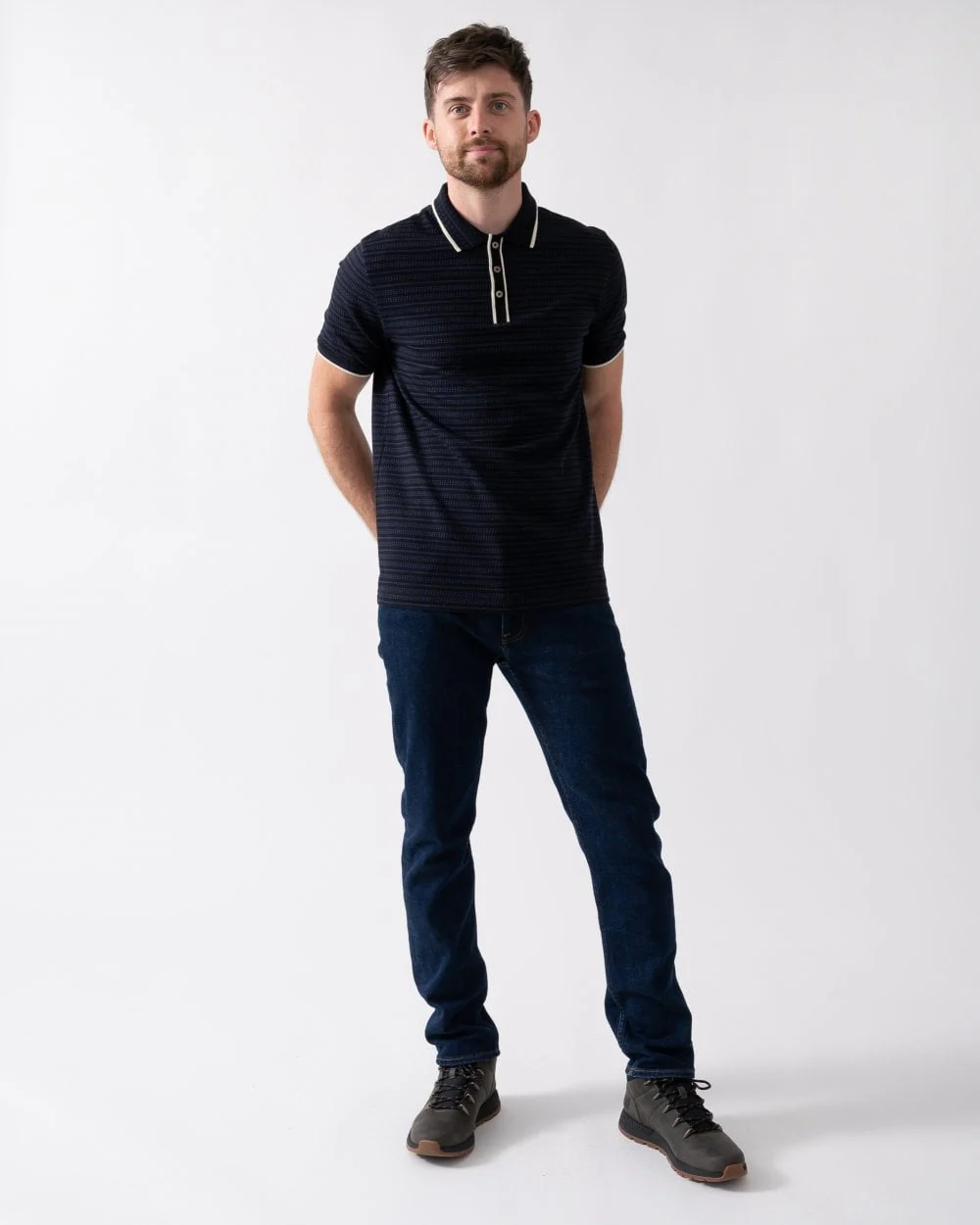 PS Paul Smith Mens Regular Fit Contrast Tipped Polo Shirt - Image 3
