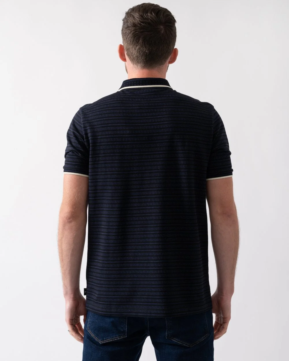PS Paul Smith Mens Regular Fit Contrast Tipped Polo Shirt - Image 4