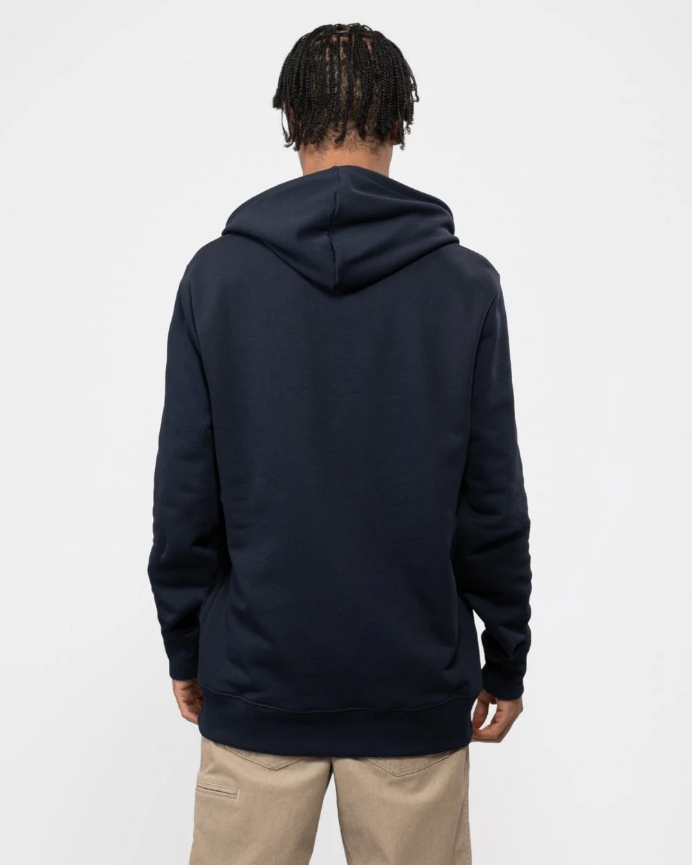 PS Paul Smith Mens Regular Fit Cotton Zebra Logo Hoodie - 49 Very Dark Navy - Image 4