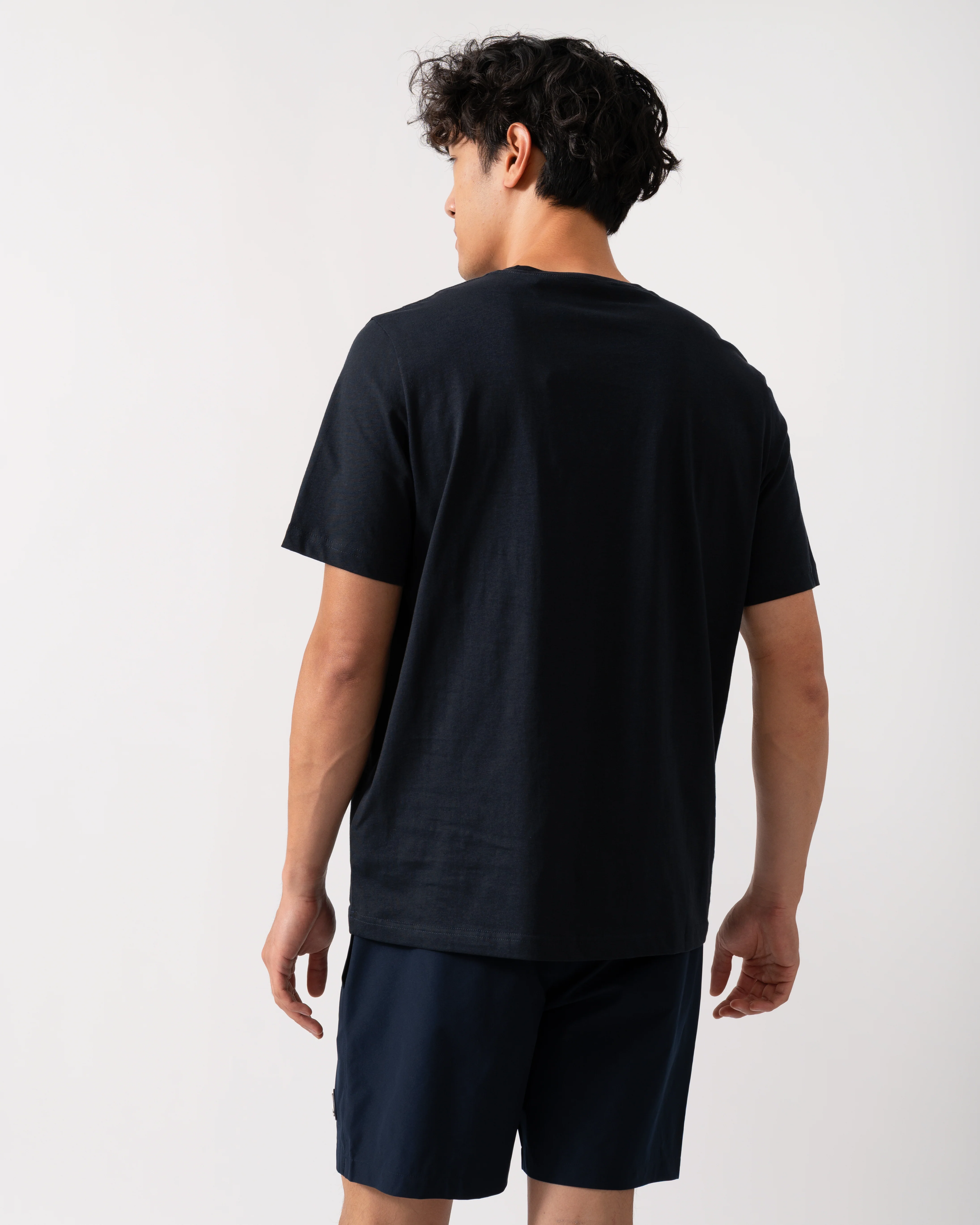 PS Paul Smith Mens Regular Fit Cutout Zebra T-Shirt - 49 Very Dark Navy - Image 4