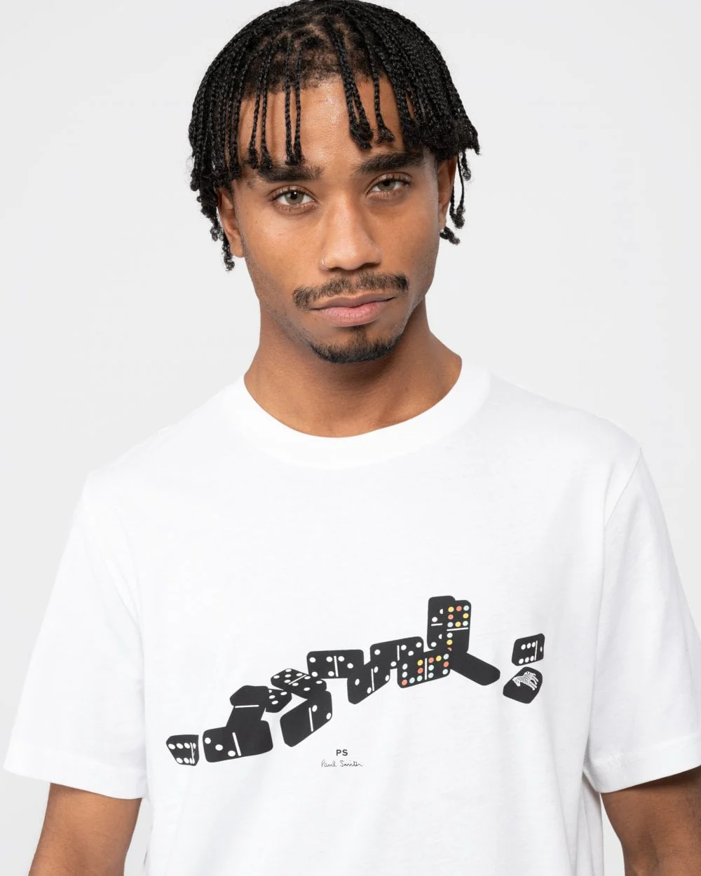 PS Paul Smith Mens Regular Fit Domino Graphic T-Shirt - Image 2