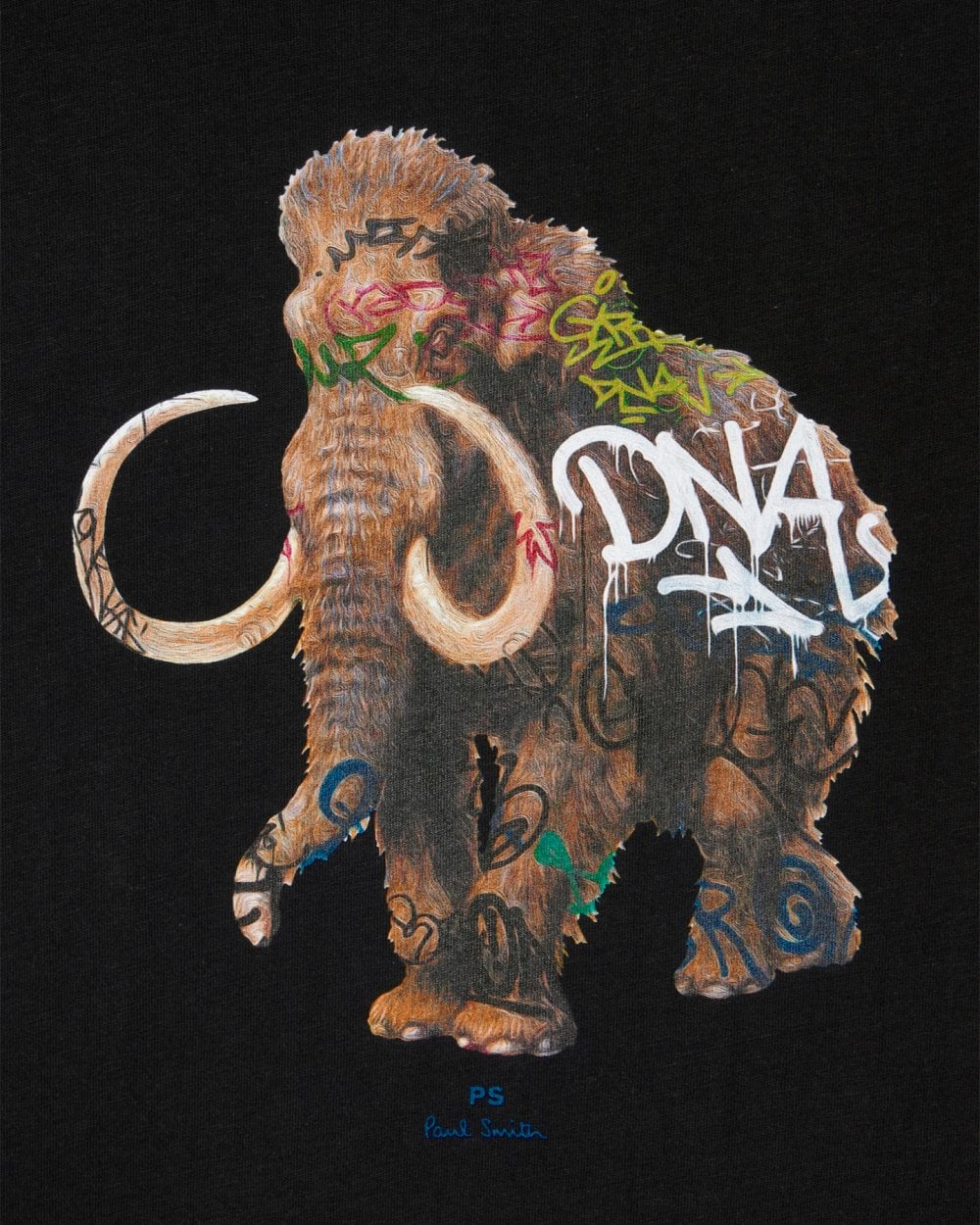 PS Paul Smith Mens Regular Fit Graffiti Mammoth T-Shirt - Image 2
