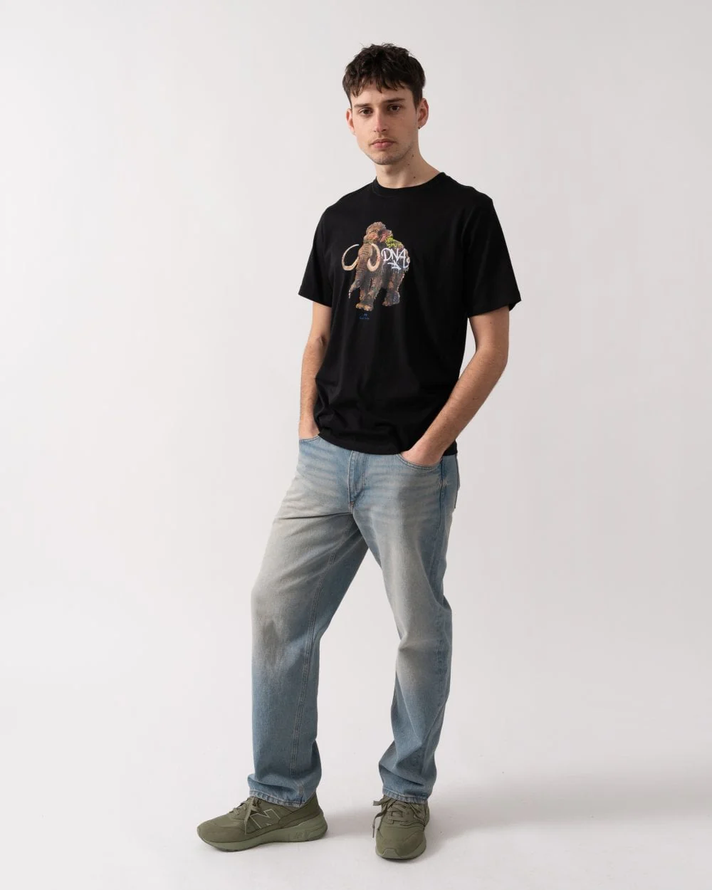 PS Paul Smith Mens Regular Fit Graffiti Mammoth T-Shirt - Image 3