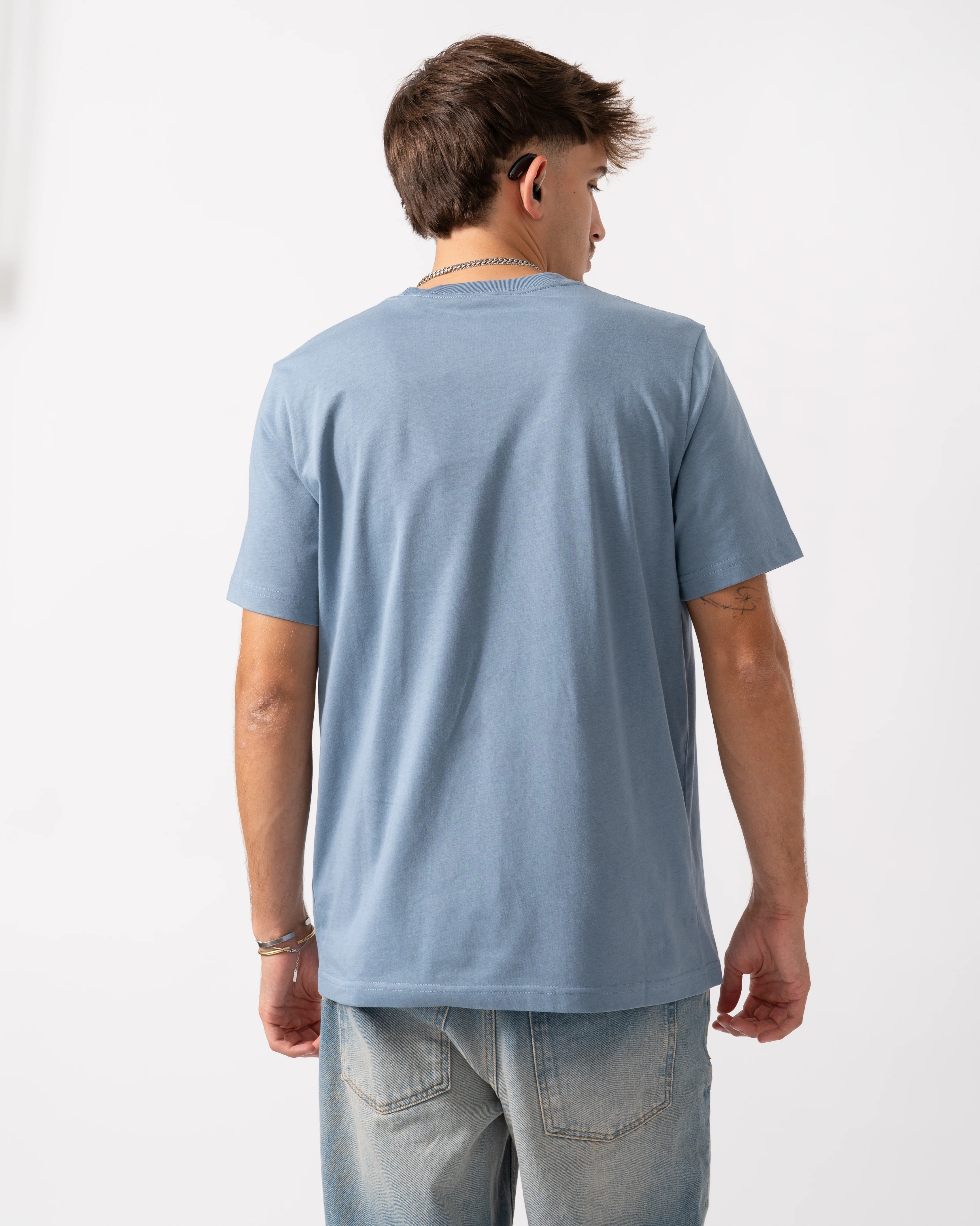 PS Paul Smith Mens Regular Fit Large Zebra Logo T-Shirt - 43D Greyish Blue - Image 4