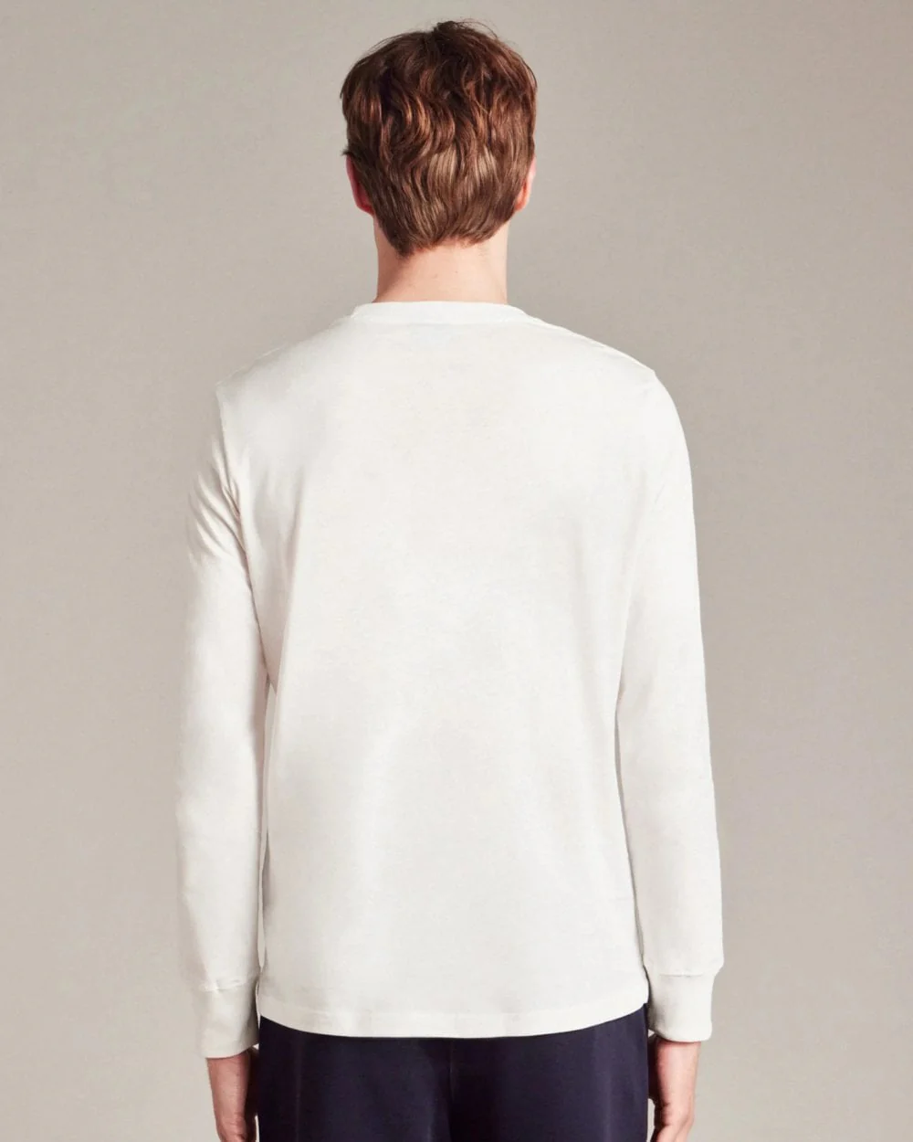 PS Paul Smith Mens Regular Fit Long Sleeve Zebra T-Shirt - 01 White - Image 5
