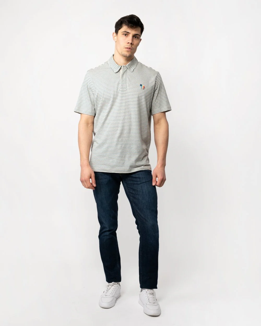 PS Paul Smith Mens Regular Fit Short Sleeve Broad Zebra Polo Shirt - Image 3