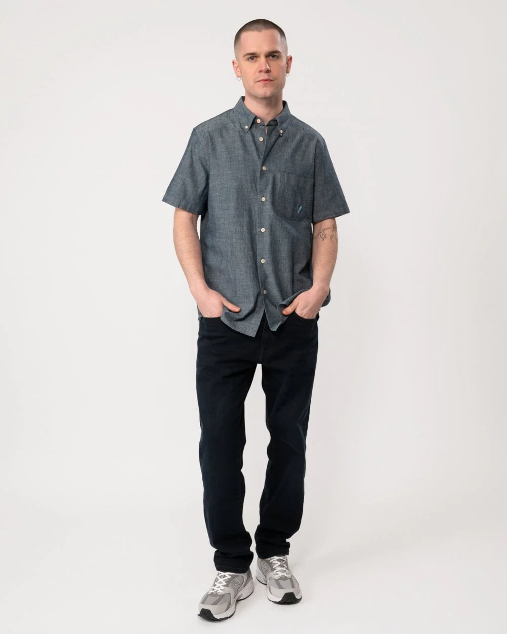 PS Paul Smith Mens Regular Fit Short Sleeve Bs Zebra Shirt - Image 3