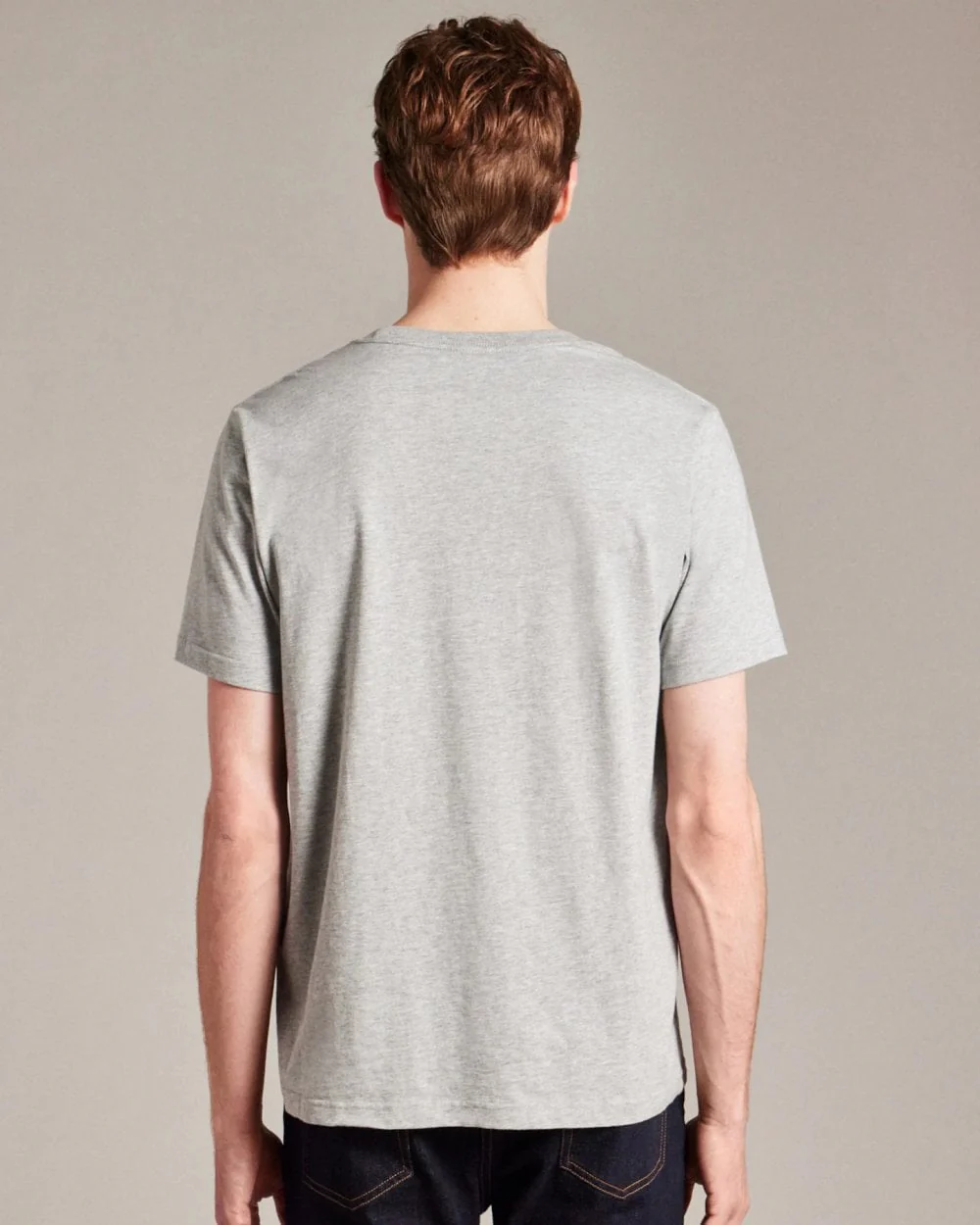 PS Paul Smith Mens Regular Fit Short Sleeve Zebra Logo T-Shirt - 72 Grey Melange - Image 2