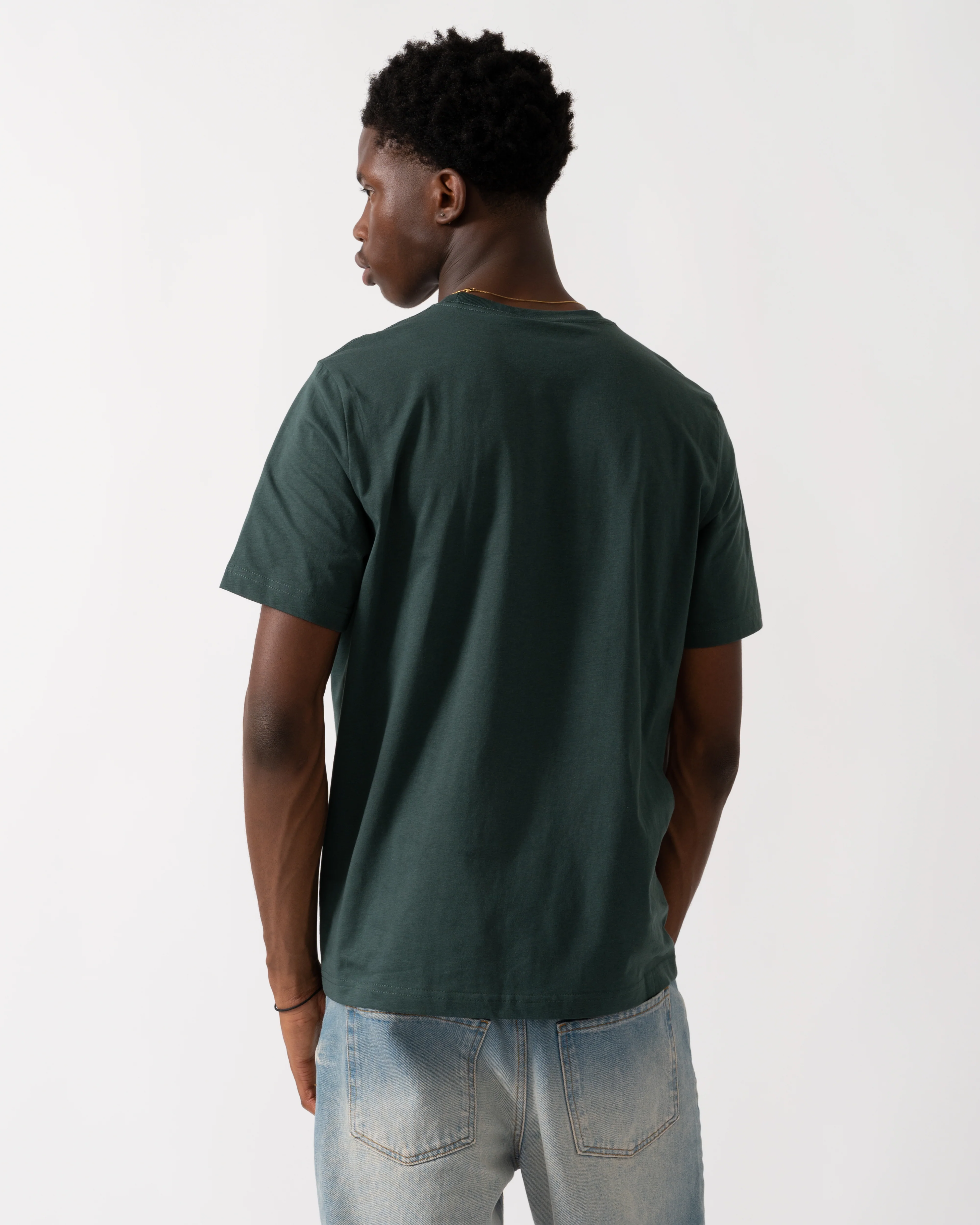 PS Paul Smith Mens Regular Fit Short Sleeve Zebra T-Shirt - 37D Petrol Green - Image 4