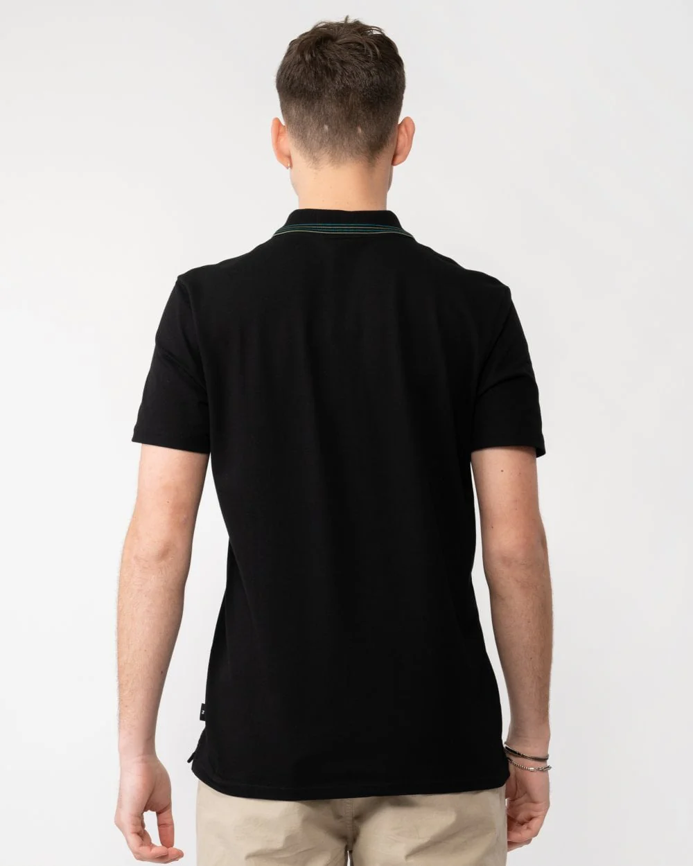 PS Paul Smith Mens Regular Fit Short Sleeve Zip Polo - Image 4