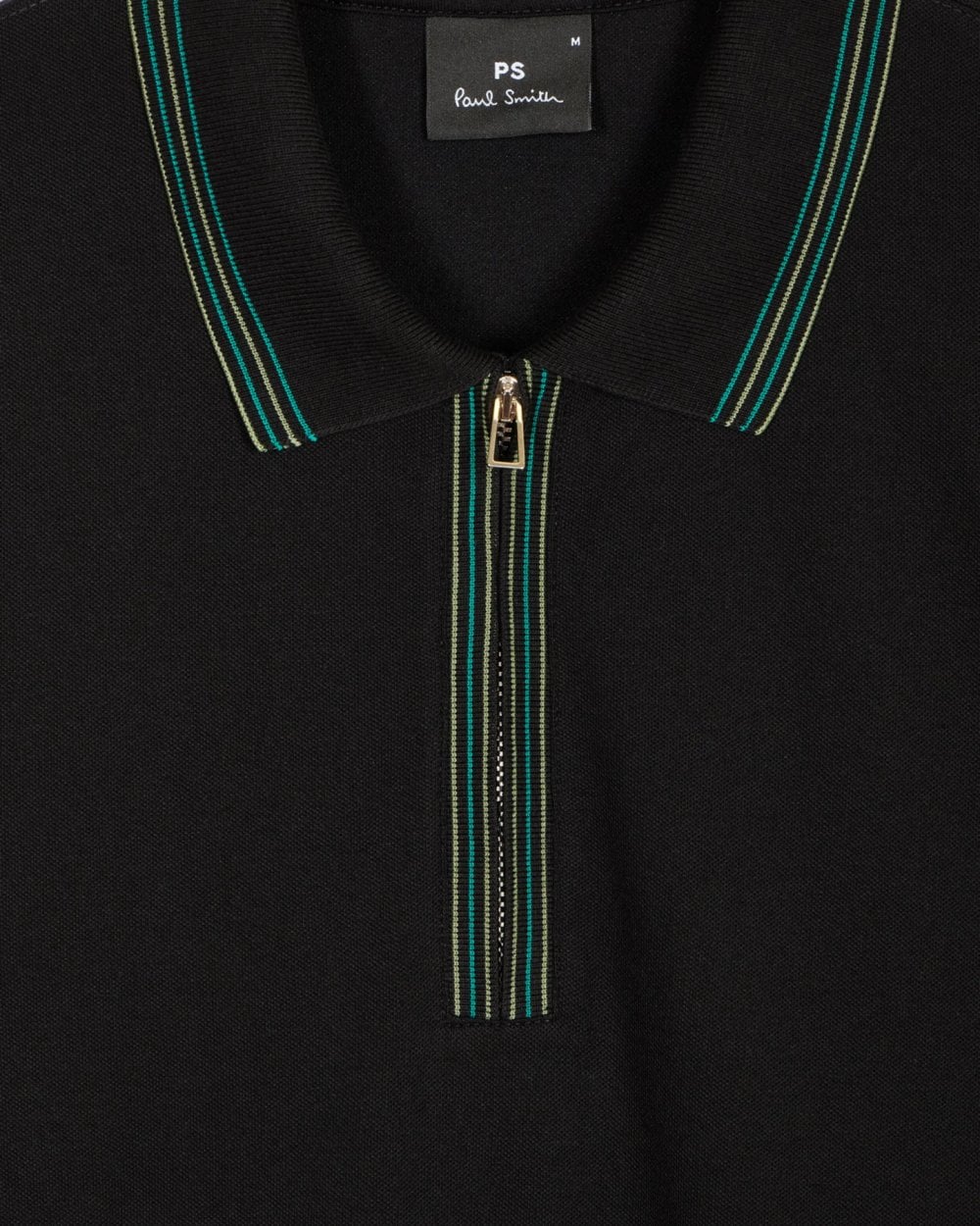 PS Paul Smith Mens Regular Fit Short Sleeve Zip Polo - Image 5