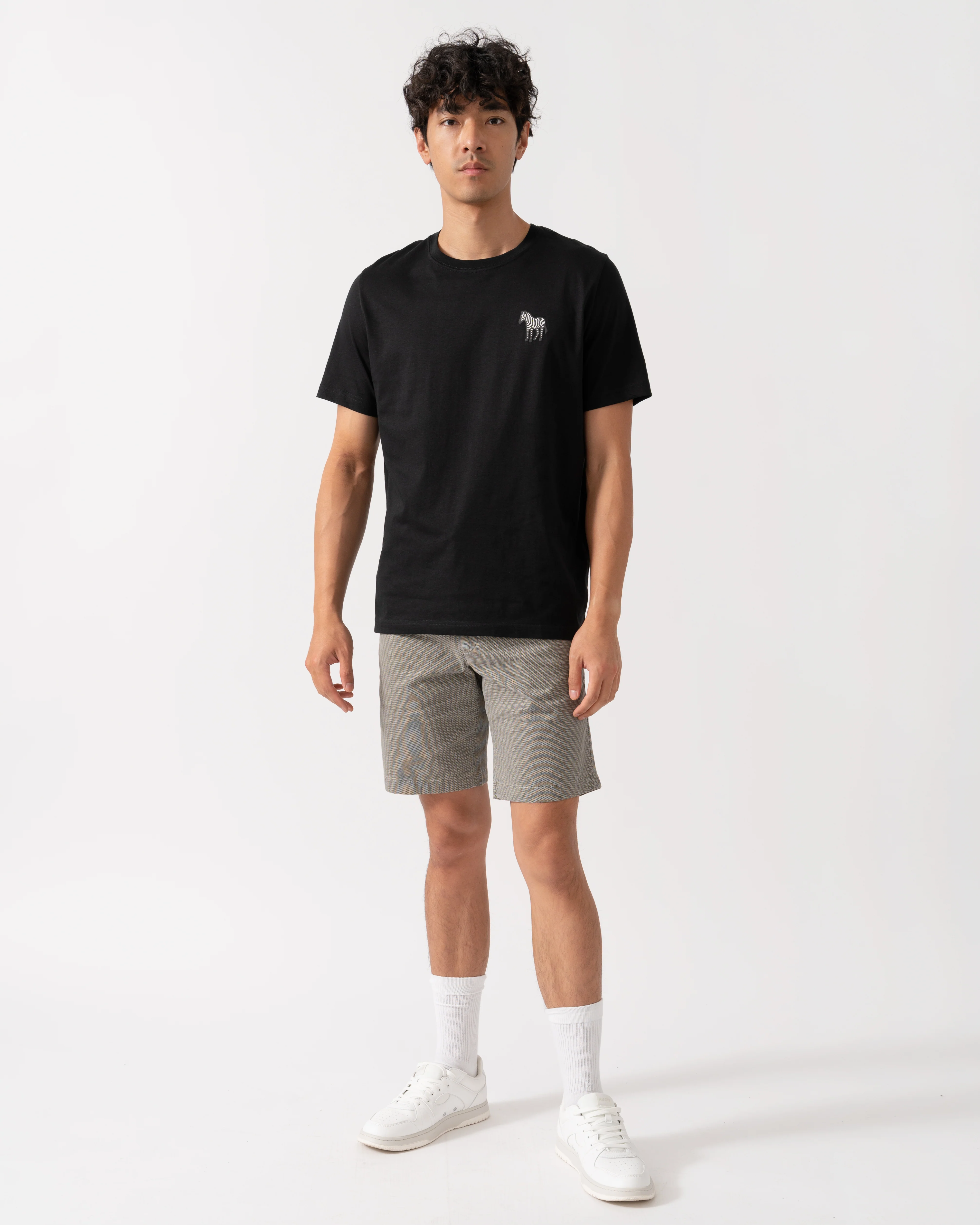 PS Paul Smith Mens Regular Fit Simple Zebra T-Shirt - 79 Black - Image 2