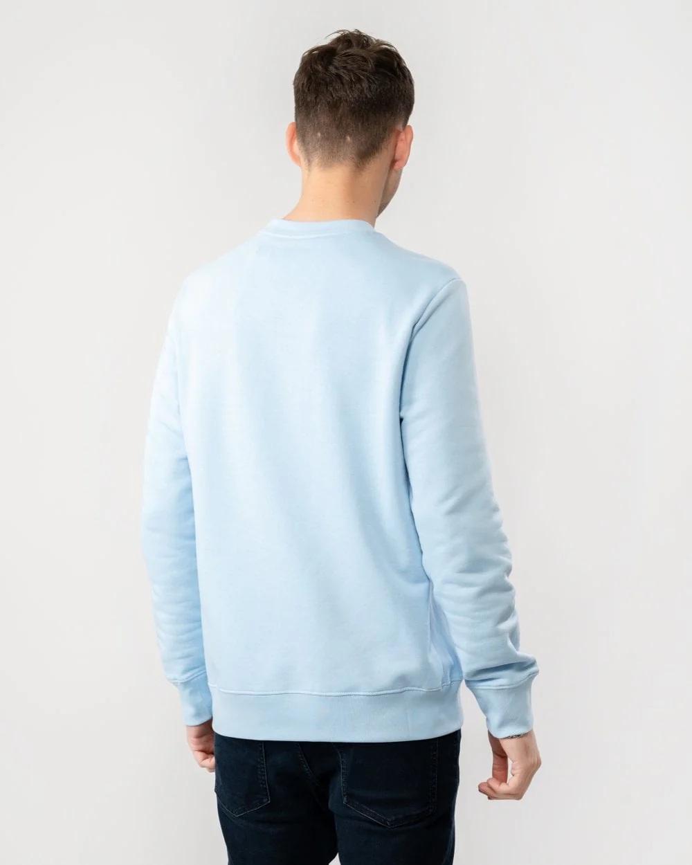 PS Paul Smith Mens Regular Fit Sports Stripe Zebra Sweatshirt - 41E Blue - Image 4