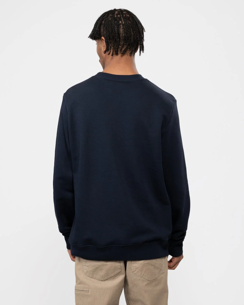 PS Paul Smith Mens Regular Fit Sports Stripe Zebra Sweatshirt - 49 Very Dark Navy - Image 4
