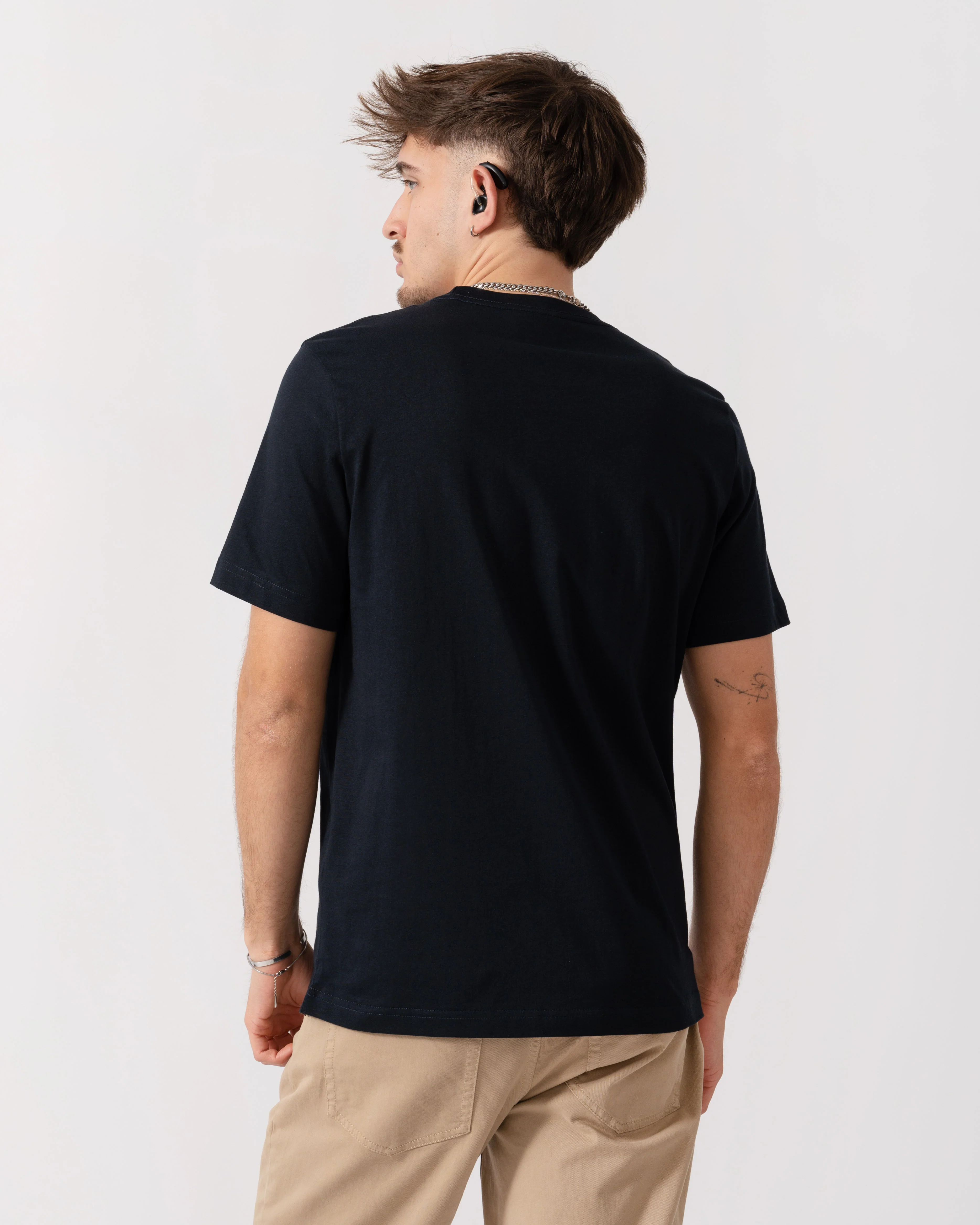 PS Paul Smith Mens Regular Fit Zebra Cards Graphic T-Shirt - 49 Very Dark Navy - Image 4