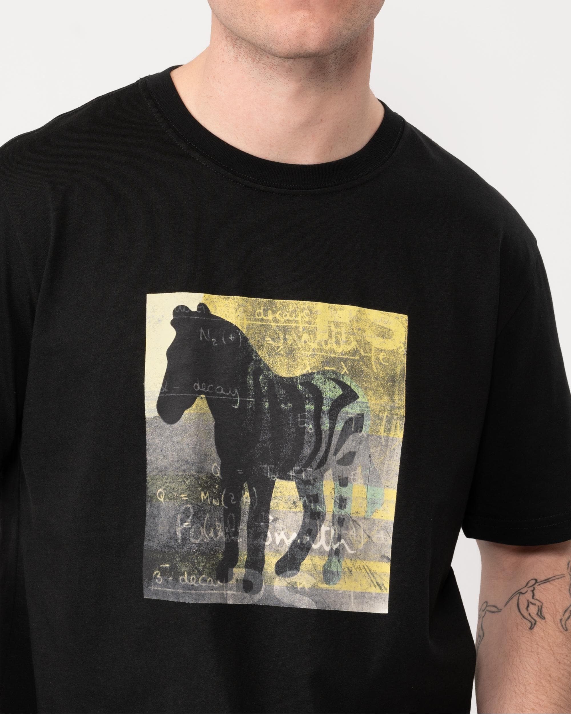 PS Paul Smith Mens Regular Fit Zebra Square T-Shirt - Image 2