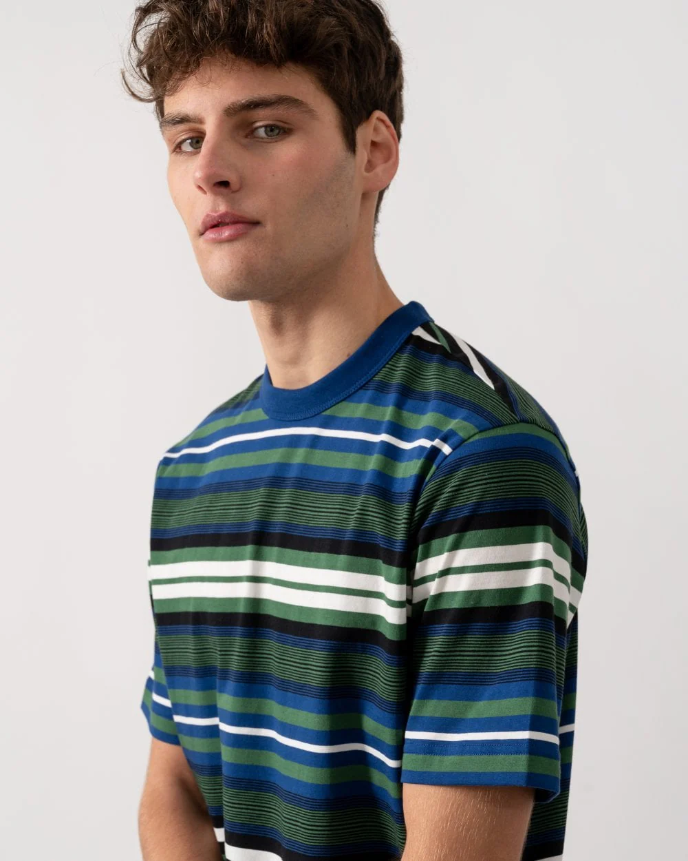 PS Paul Smith Mens Short Sleeve Multi Stripe T-Shirt - Image 2