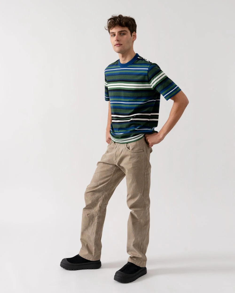PS Paul Smith Mens Short Sleeve Multi Stripe T-Shirt - Image 3