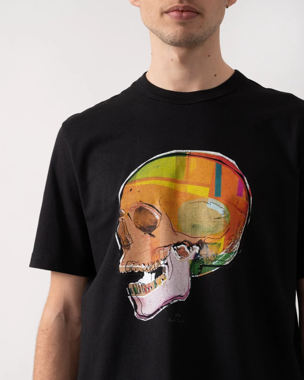 PS Paul Smith Mens Short Sleeve Skull T-Shirt - 79 Black - Image 2