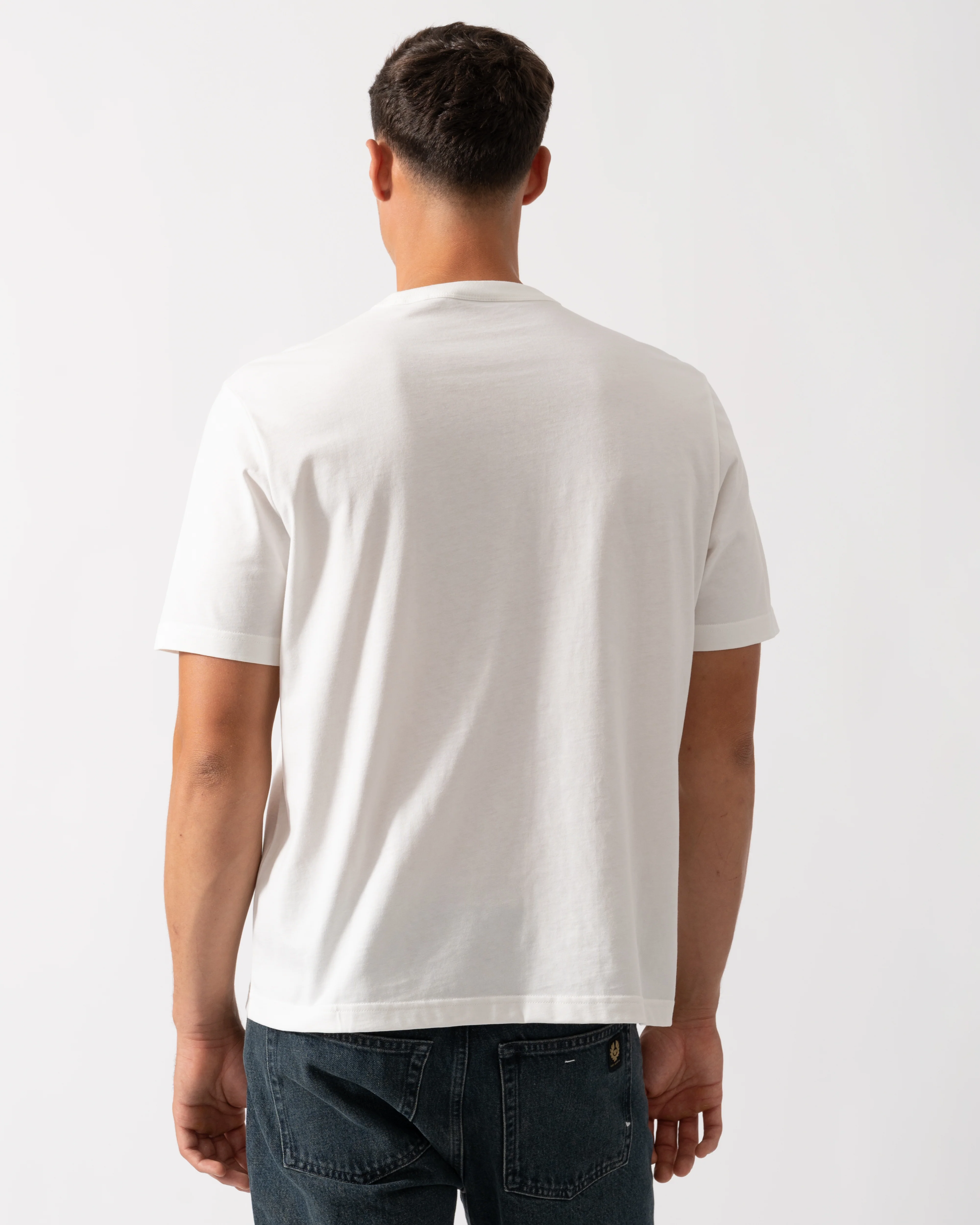 PS Paul Smith Mens Short Sleeve Zebra Col Stripe T-Shirt - 02 Off White - Image 4
