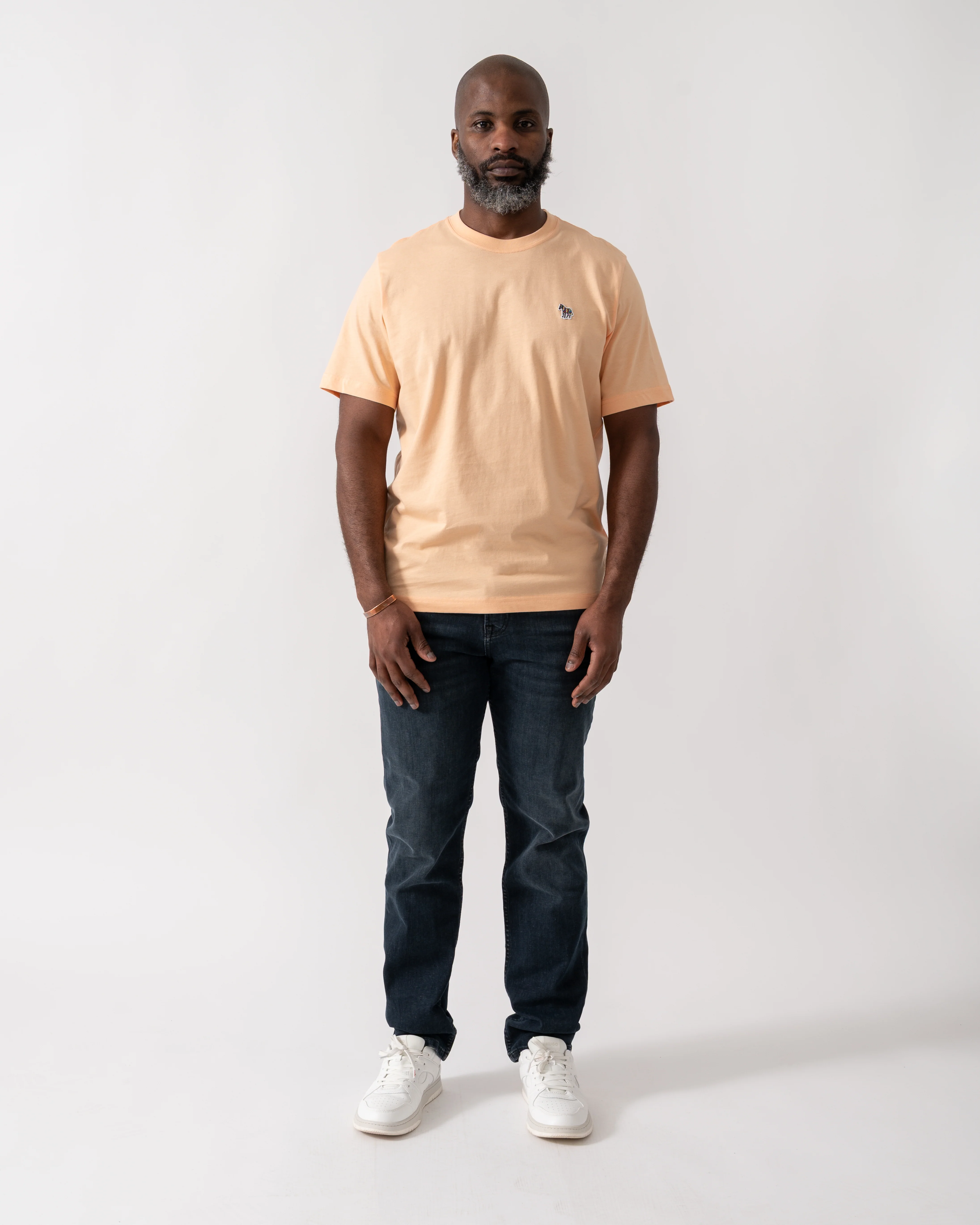 PS Paul Smith Mens Short Sleeve Zebra Graphic T-Shirt - 15D Orange - Image 2