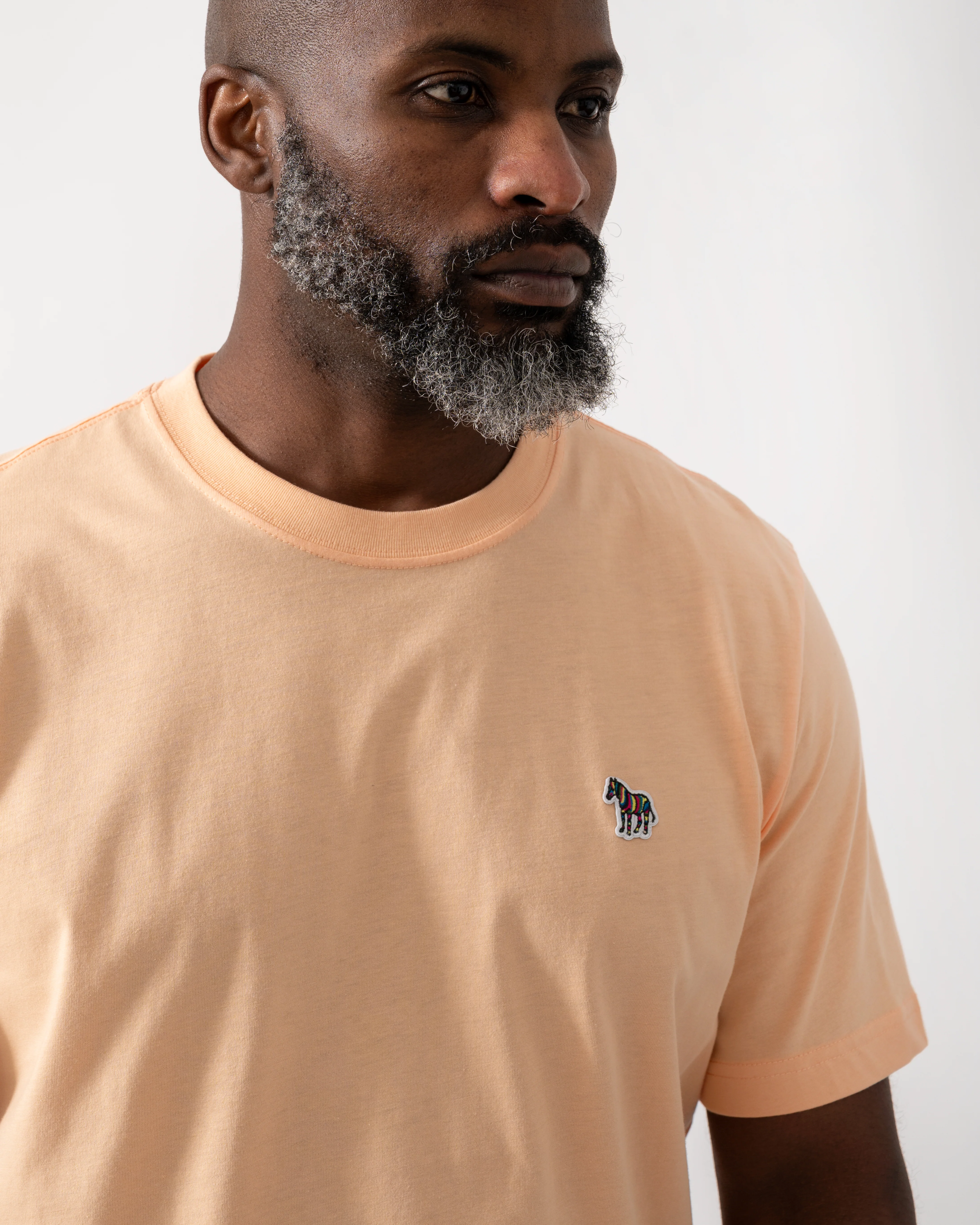 PS Paul Smith Mens Short Sleeve Zebra Graphic T-Shirt - 15D Orange - Image 3