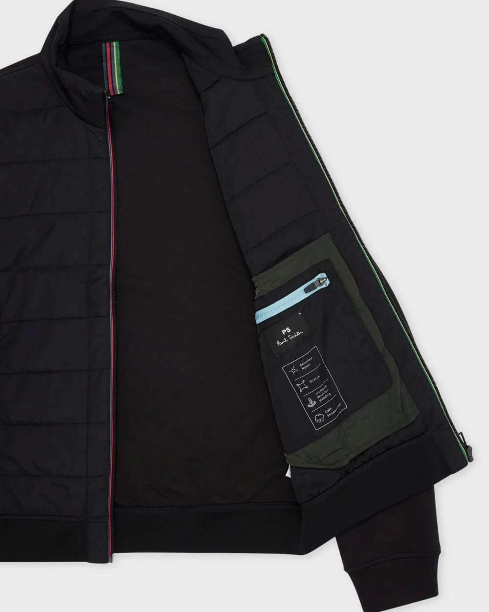 PS Paul Smith Mens Sports Stripe Fibre Down Jacket - Image 4