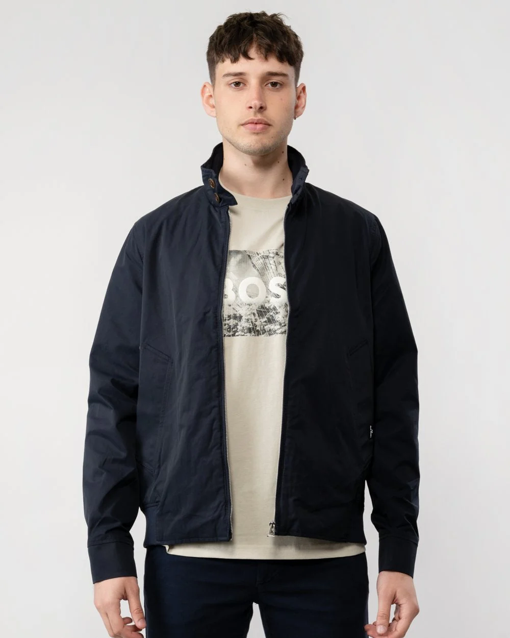 PS Paul Smith Mens Stand Collar Harrington Jacket - Image 6