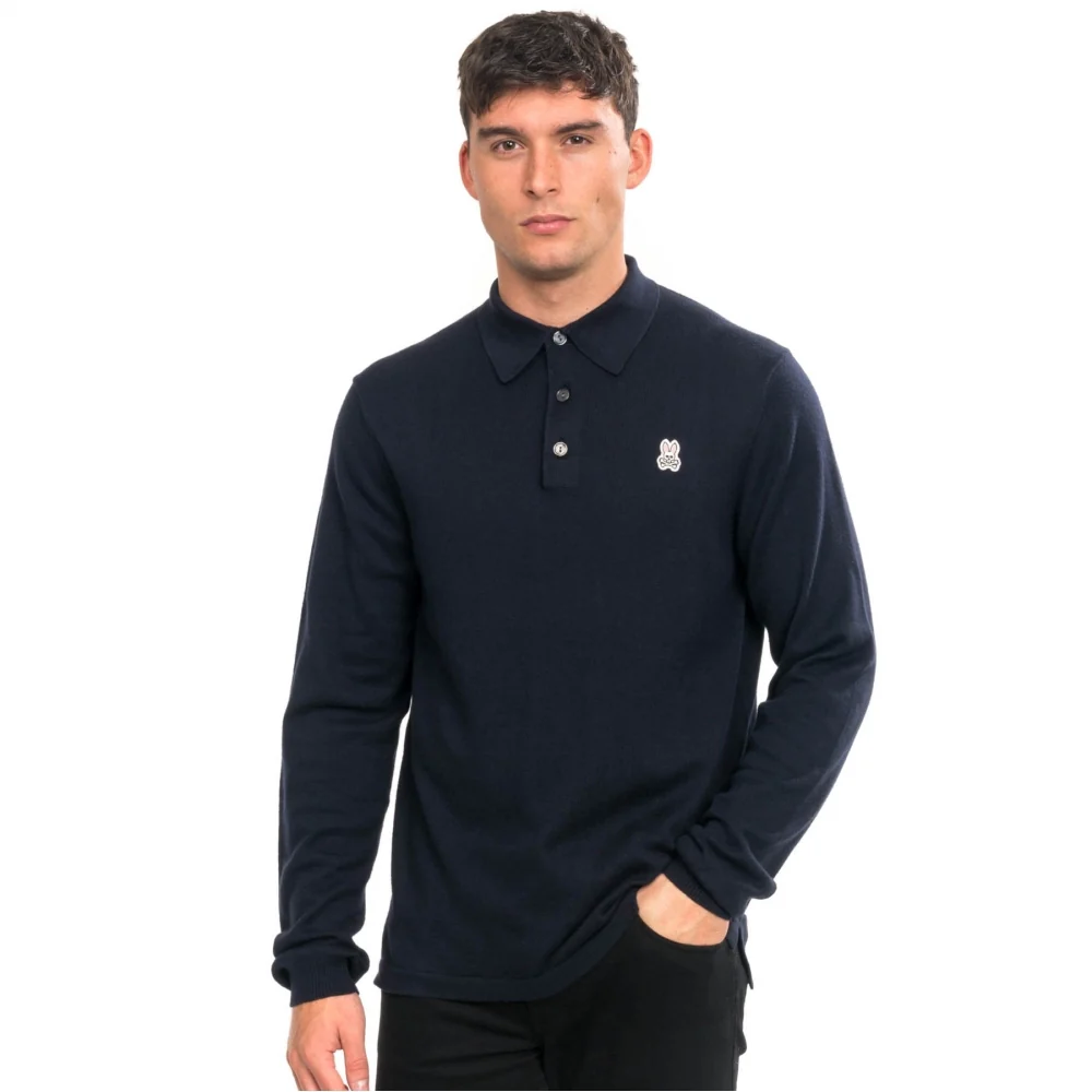 Psycho Bunny Mens Mason Ls Polo - Image 3