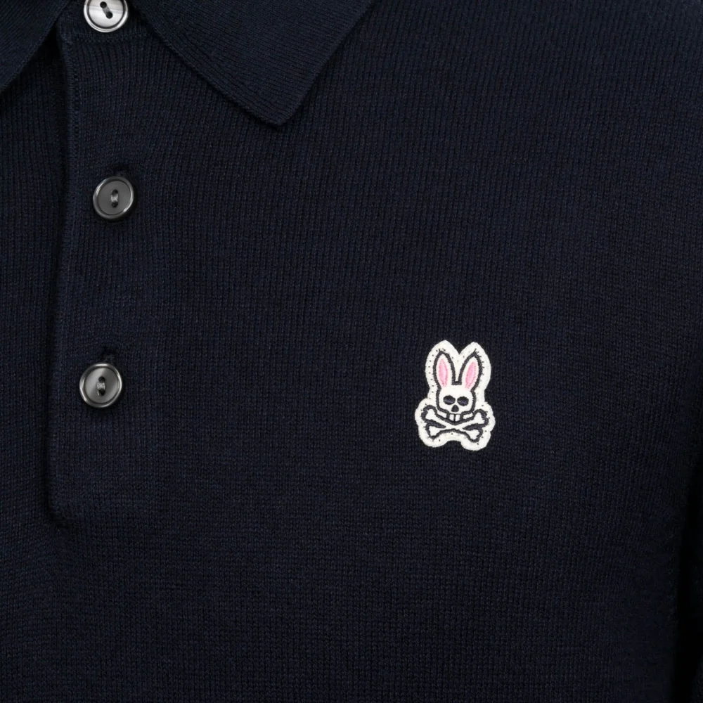 Psycho Bunny Mens Mason Ls Polo - Image 5