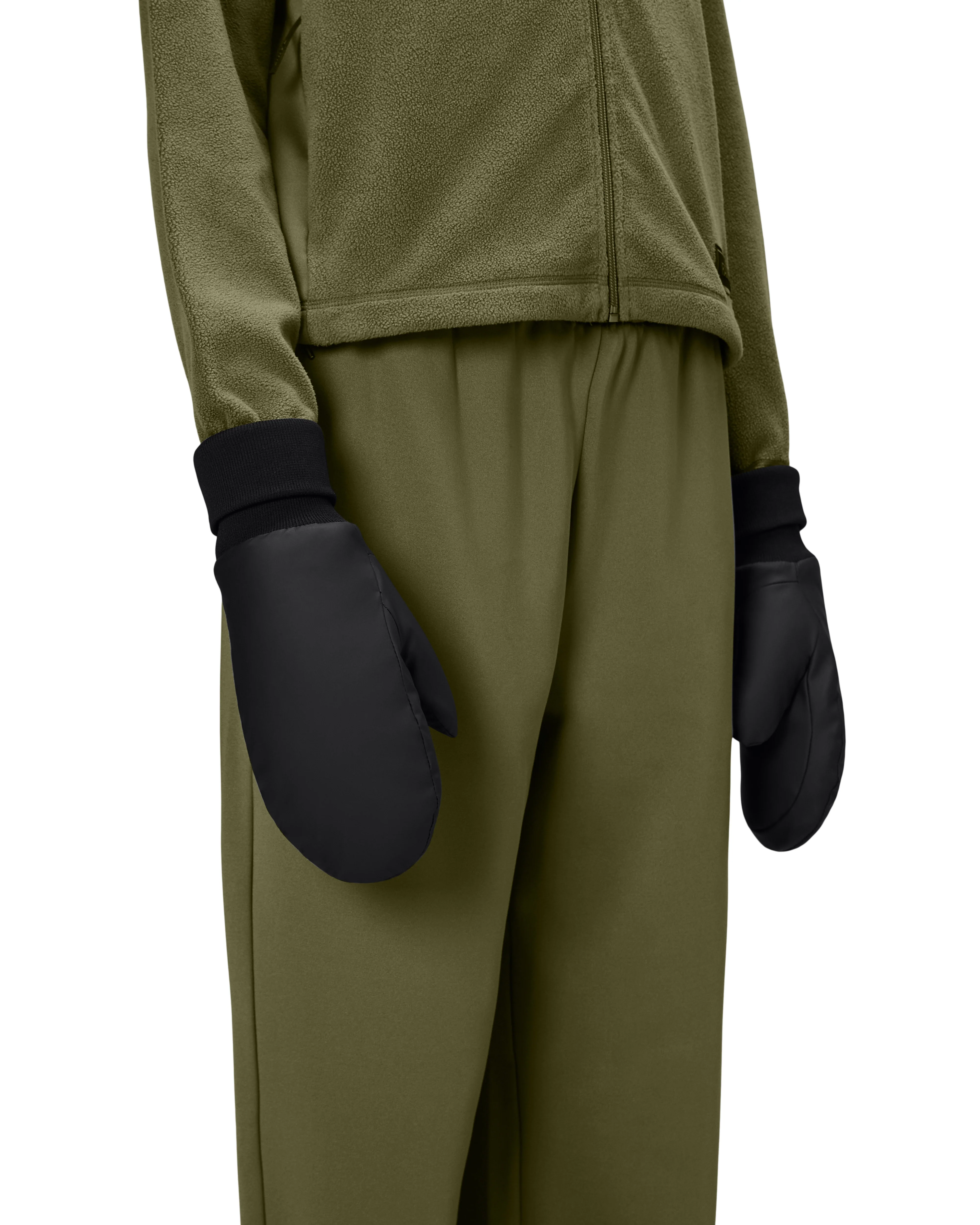 Rains Alta Puffer Mittens - Black 01 - Image 2