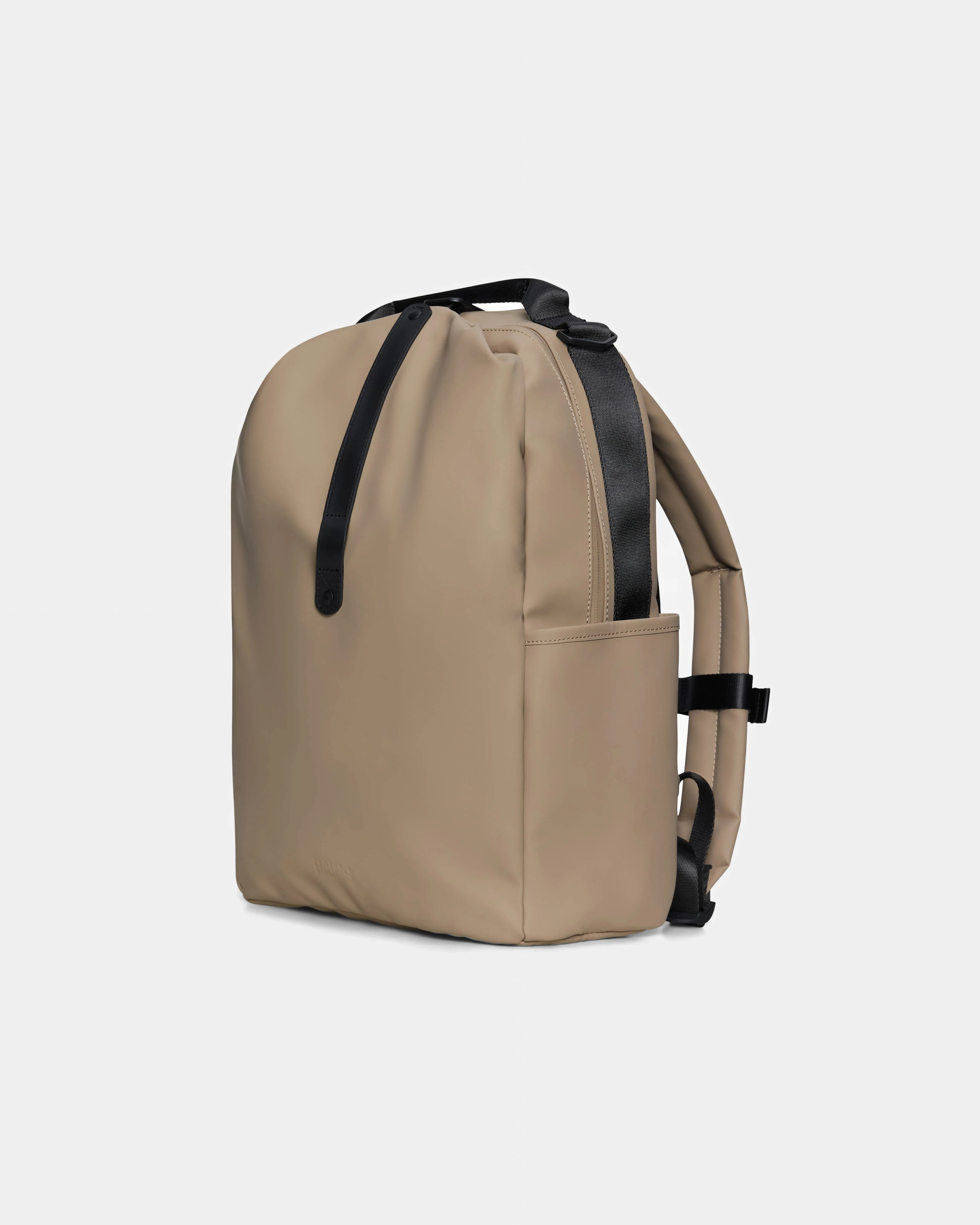 Rains Clip Front Backpack - Beige 133 - Image 2