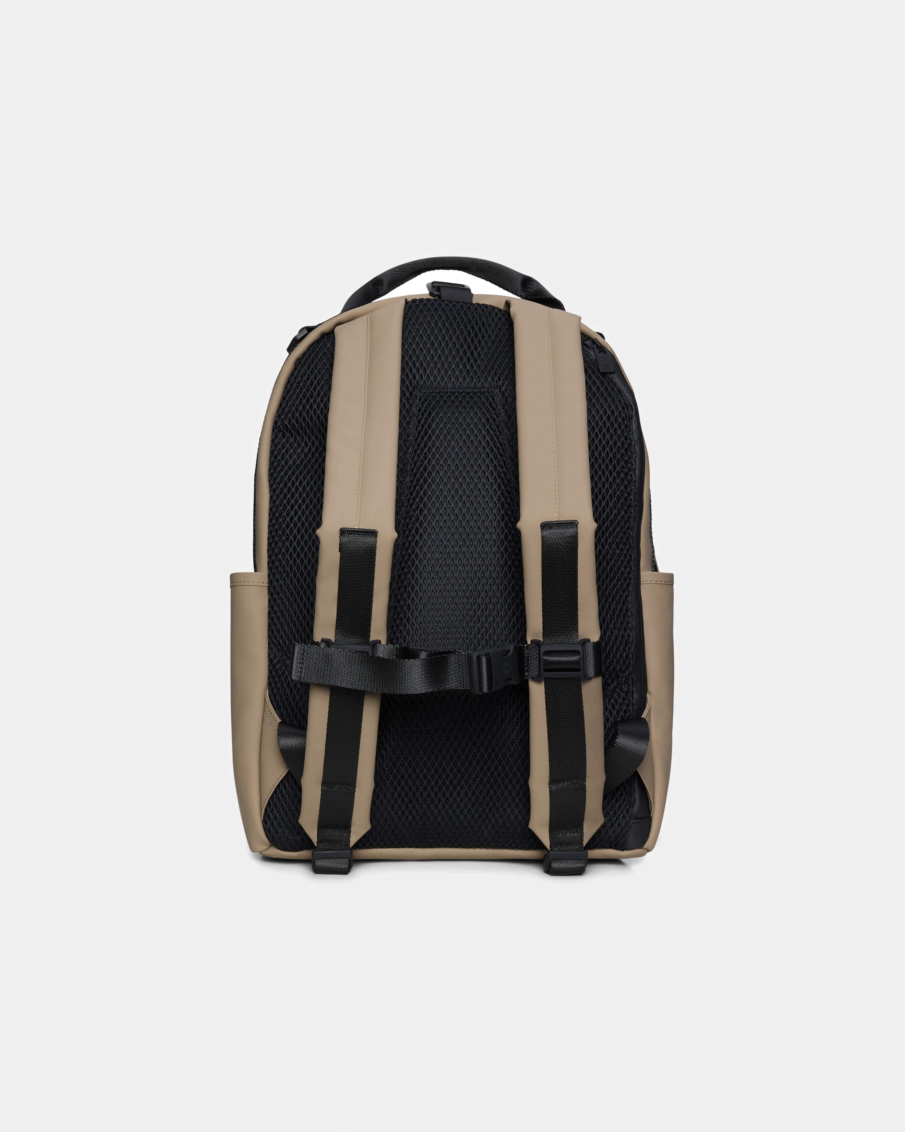 Rains Clip Front Backpack - Beige 133 - Image 3