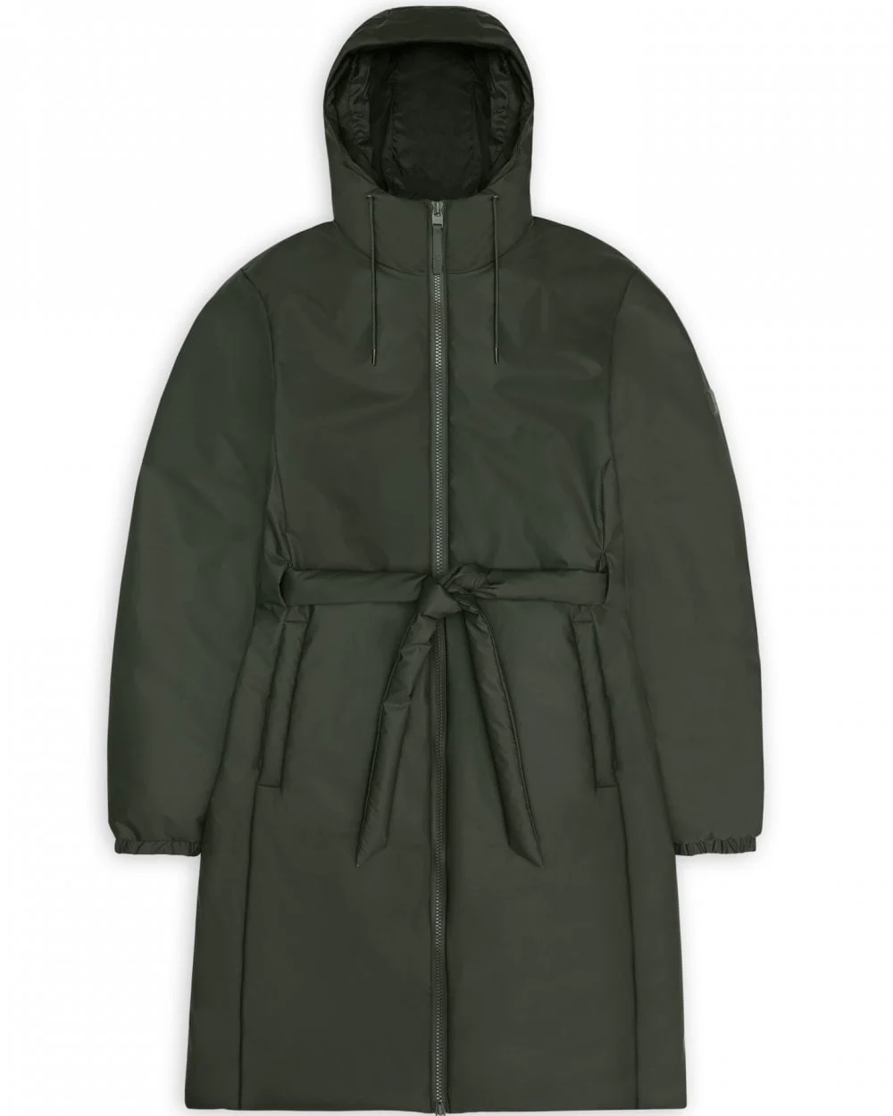 Rains Lohja Long Insulated Curve Jacket - 03 Green - Image 5