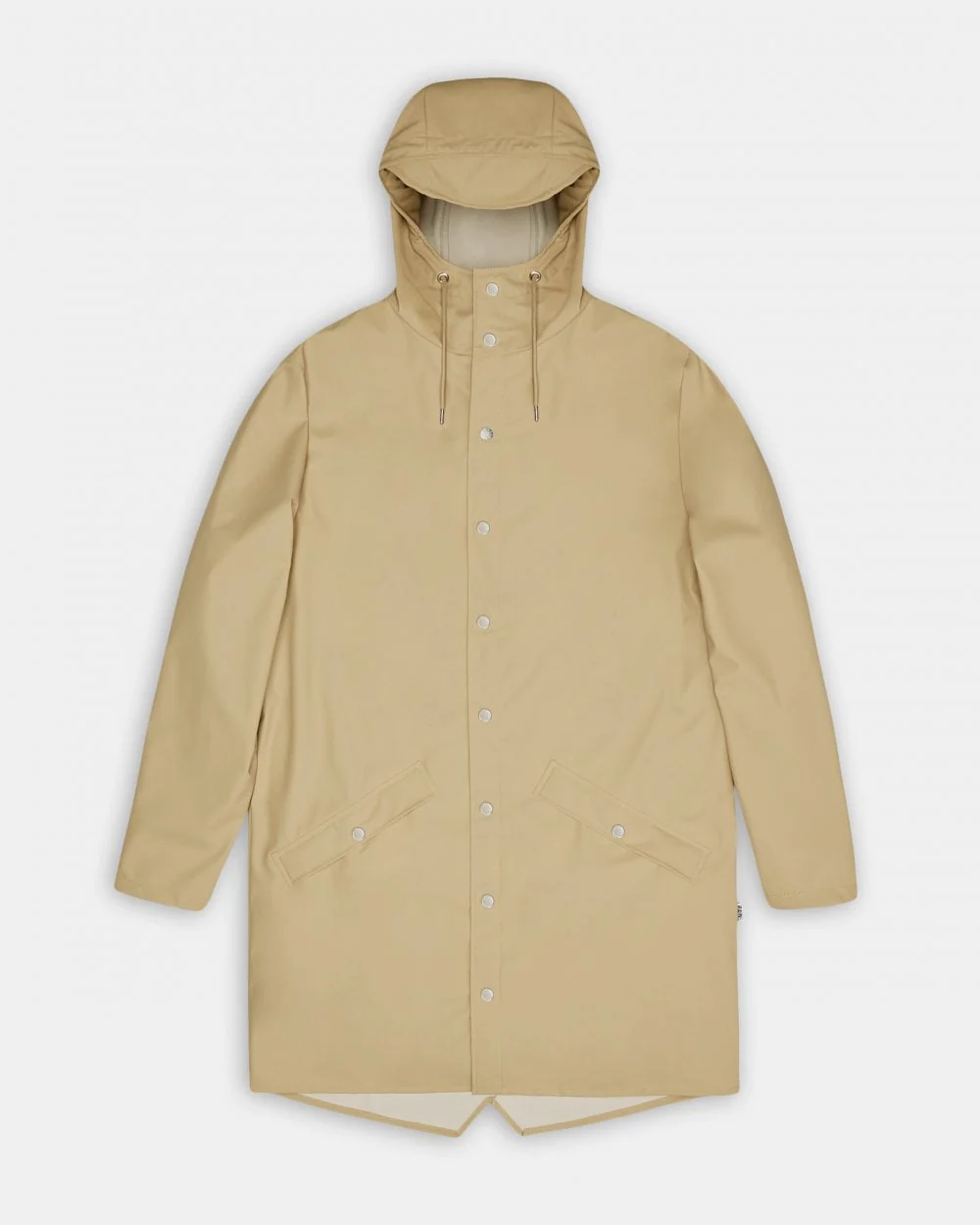Rains Long Unisex Jacket - 24 Sand - Image 2