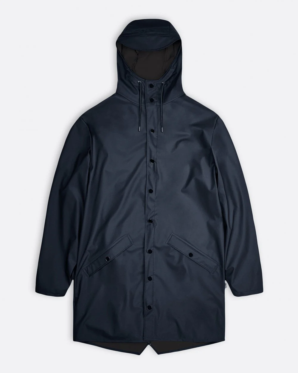 Rains Long Unisex Jacket - 47 Navy - Image 2