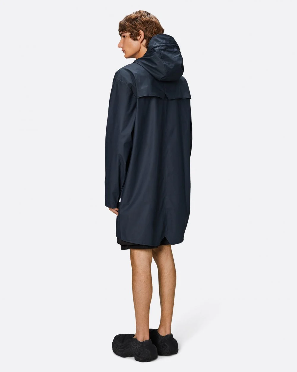 Rains Long Unisex Jacket - 47 Navy - Image 6