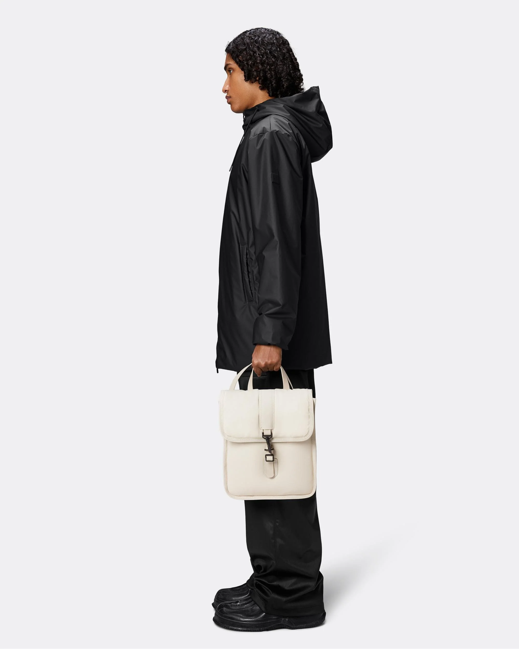 Rains Puffed Backpack Micro - 26 Dune - Image 4