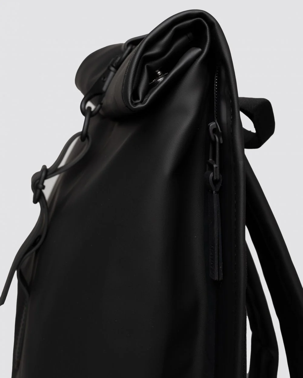 Rains Rolltop Rucksack - 01 Black - Image 4