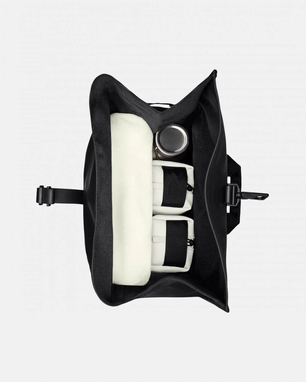 Rains Rolltop Rucksack Large - 01 Black - Image 3